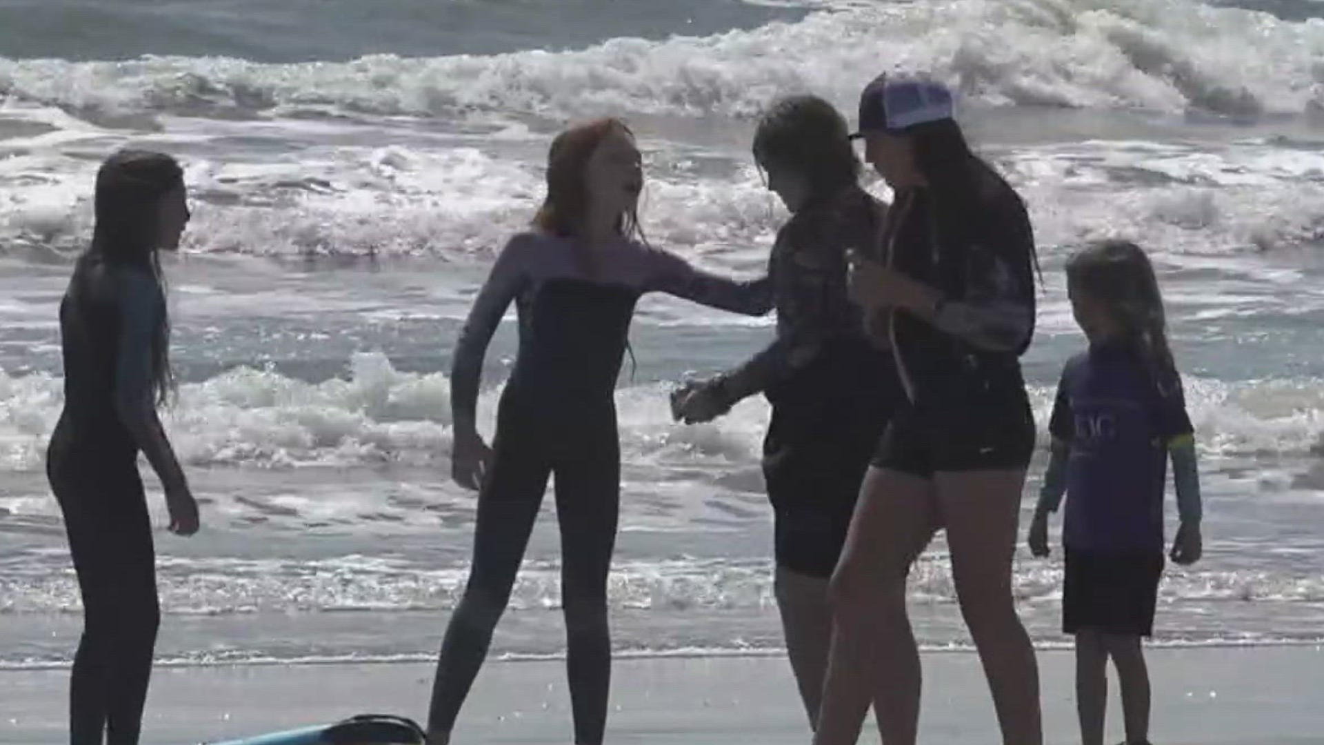 Morgan and Brittany Faulkner have been teaching surfing in the Coastal Bend for the last 20 years.