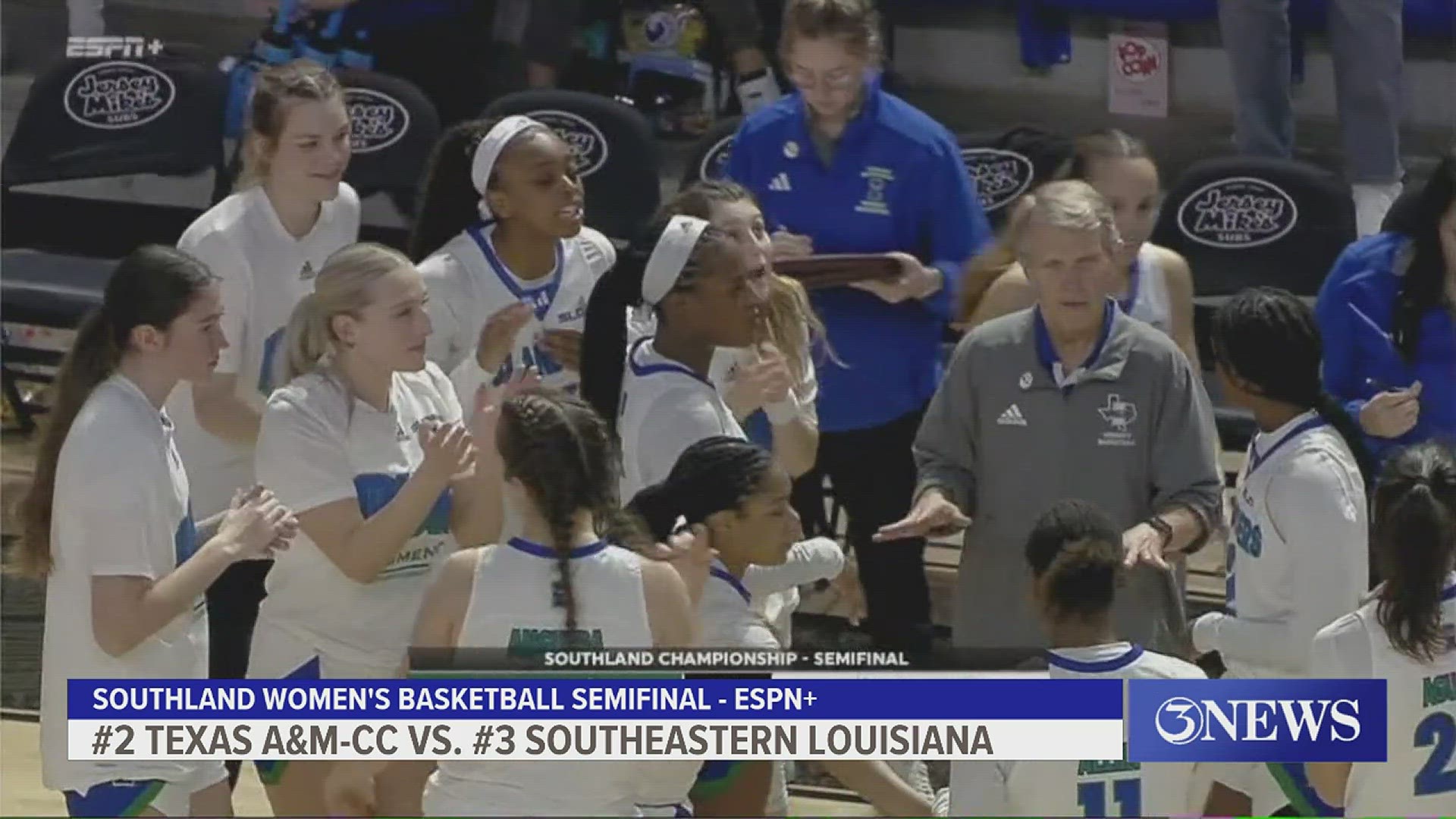 Allen scored the last eight points of the game in a 60-59 win over Southeastern Louisiana. Highlights courtesy ESPN+.