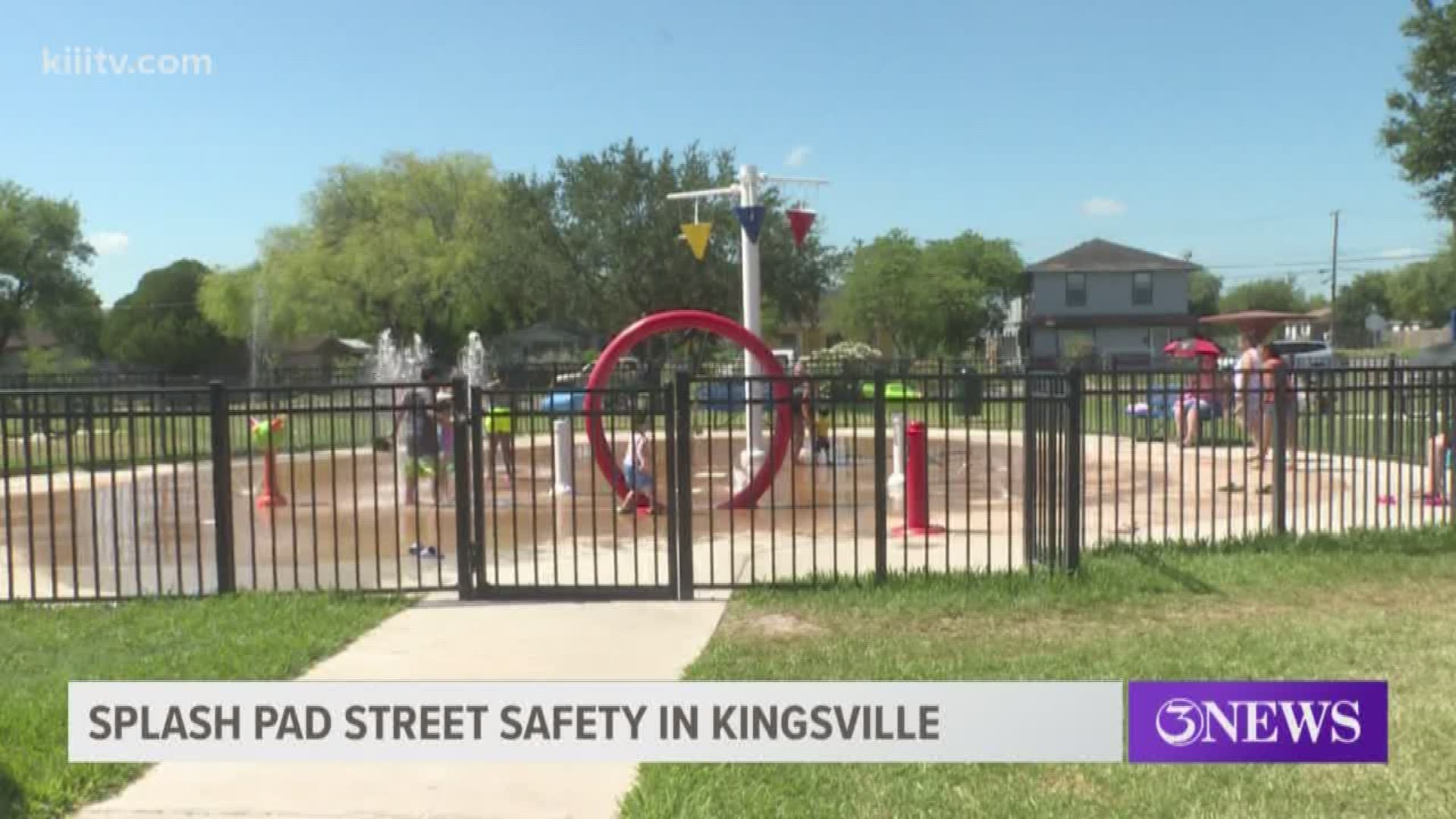 City officials said they want people who are walking to and from school or the park to be safe while crossing the road.