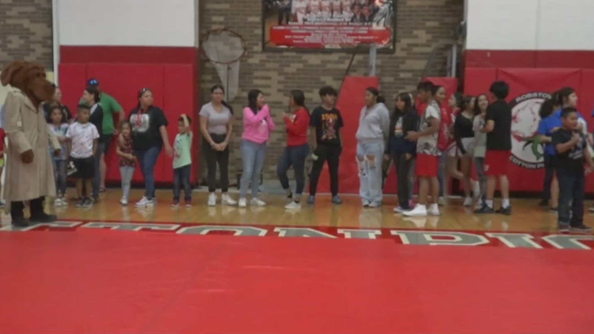 The event was held at the Robstown Early College High School football stadium.