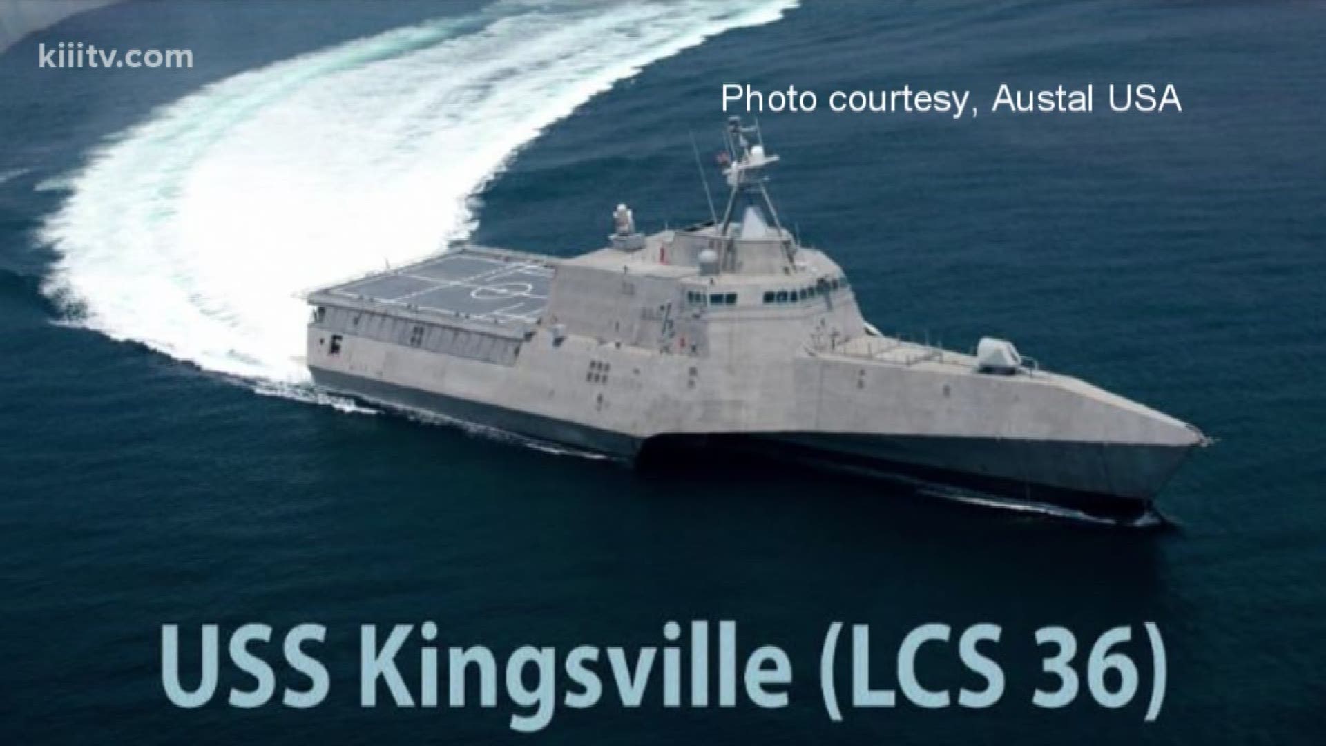Mayor Sam Fugate announced Thursday that one of the U.S. Navy's upcoming combat ships will be named the USS Kingsville in honor of the South Texas city.