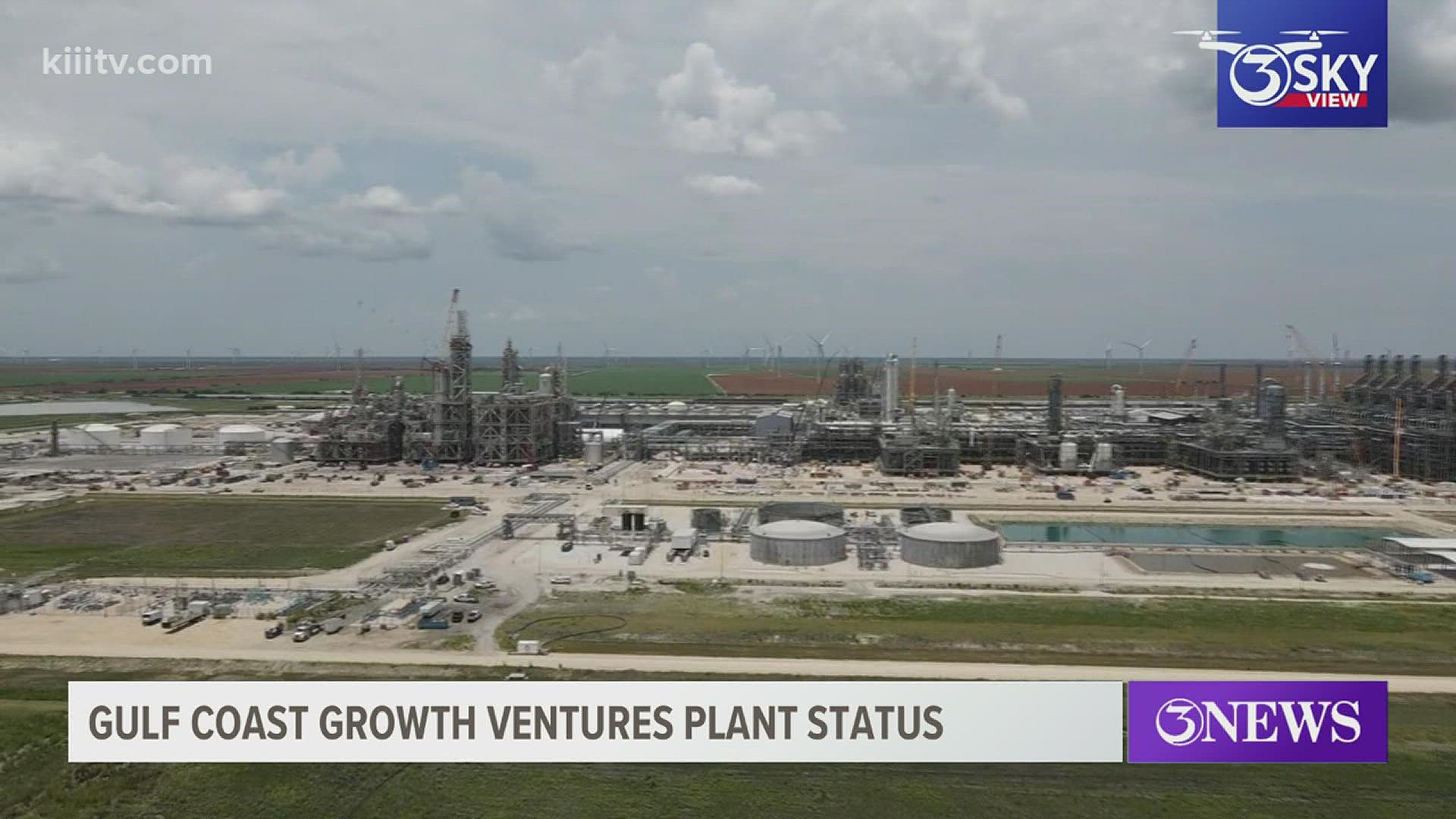 Currently the plant has a little over 2,000 construction workers on site.