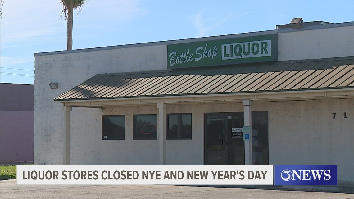 Liquor stores closed NYE and New Year's Day