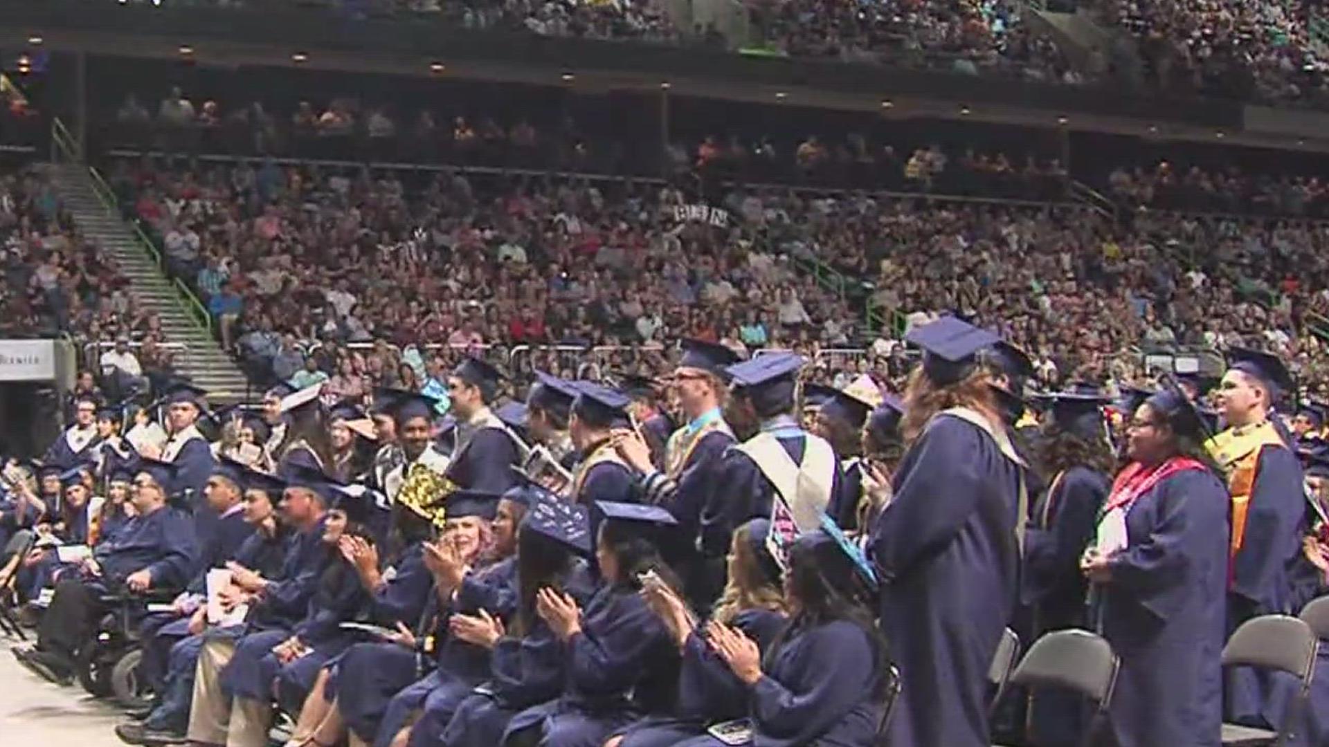 TAMUCC is celebrating their biggest class of graduates ever, along with Del Mar College's largest class in recent history. 