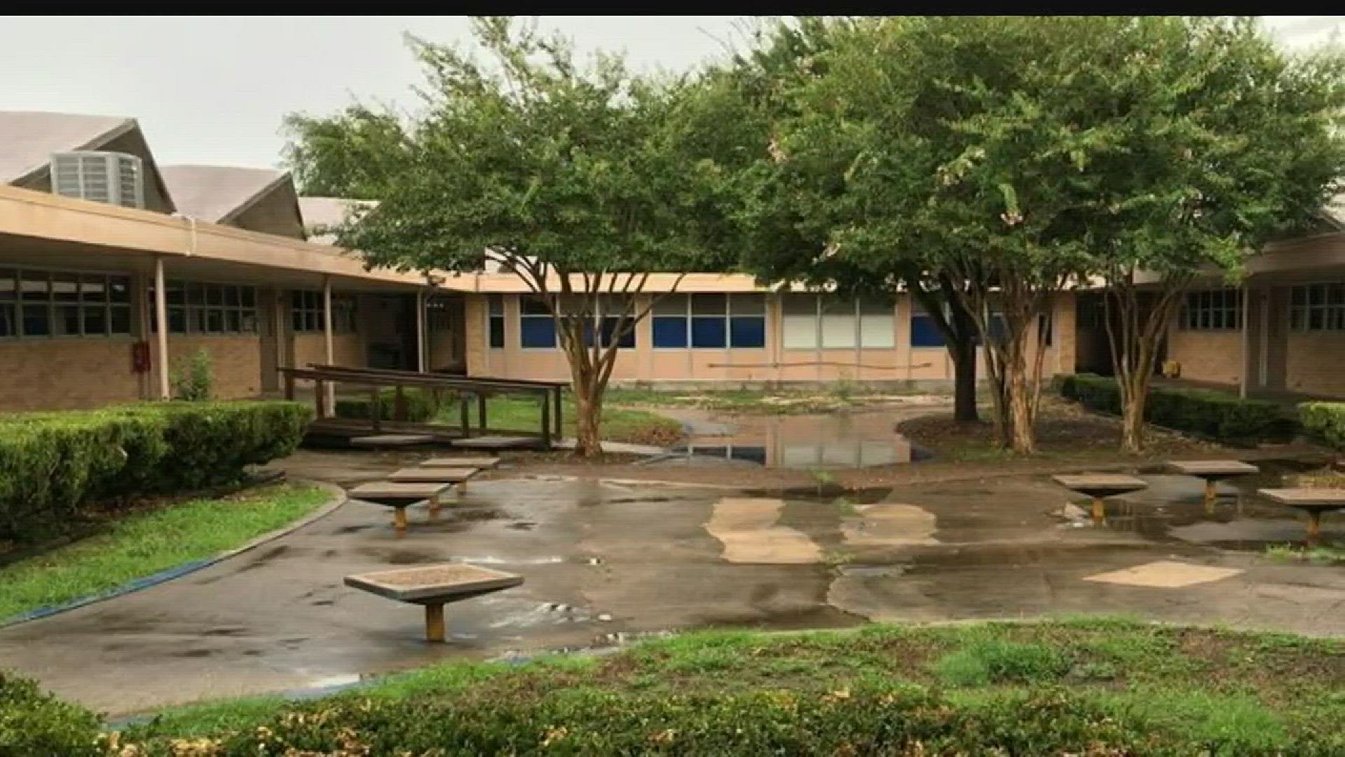 The Odem High School and part of Odem Elementary are being demolished to make room for the new high school complex.