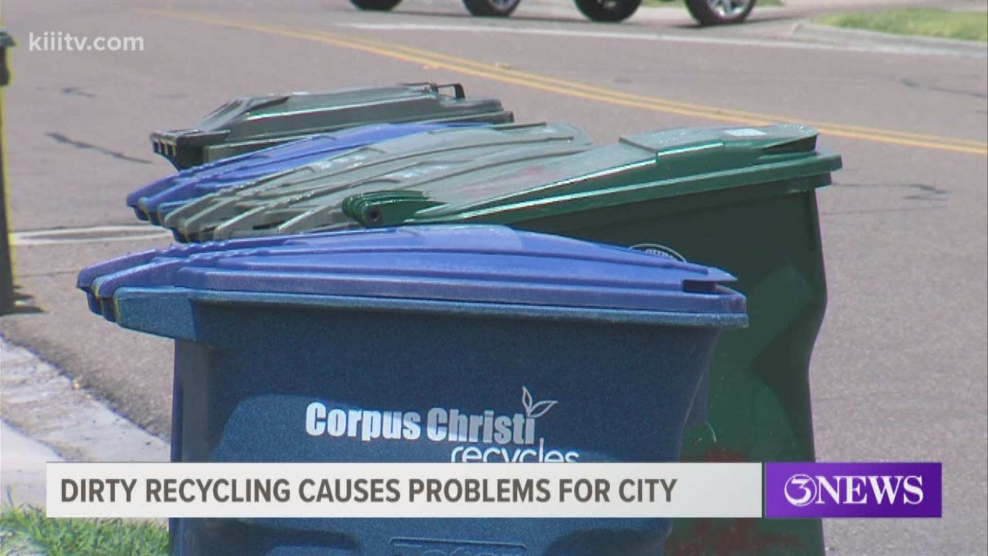 The City of Corpus Christi's Solid Waste Department needs your help keeping the recycling program clean. According to officials, about 30-percent of items put in neighborhood recycling bins to be recycled are dirty, like plastic cups that people throw out that still have liquid inside.