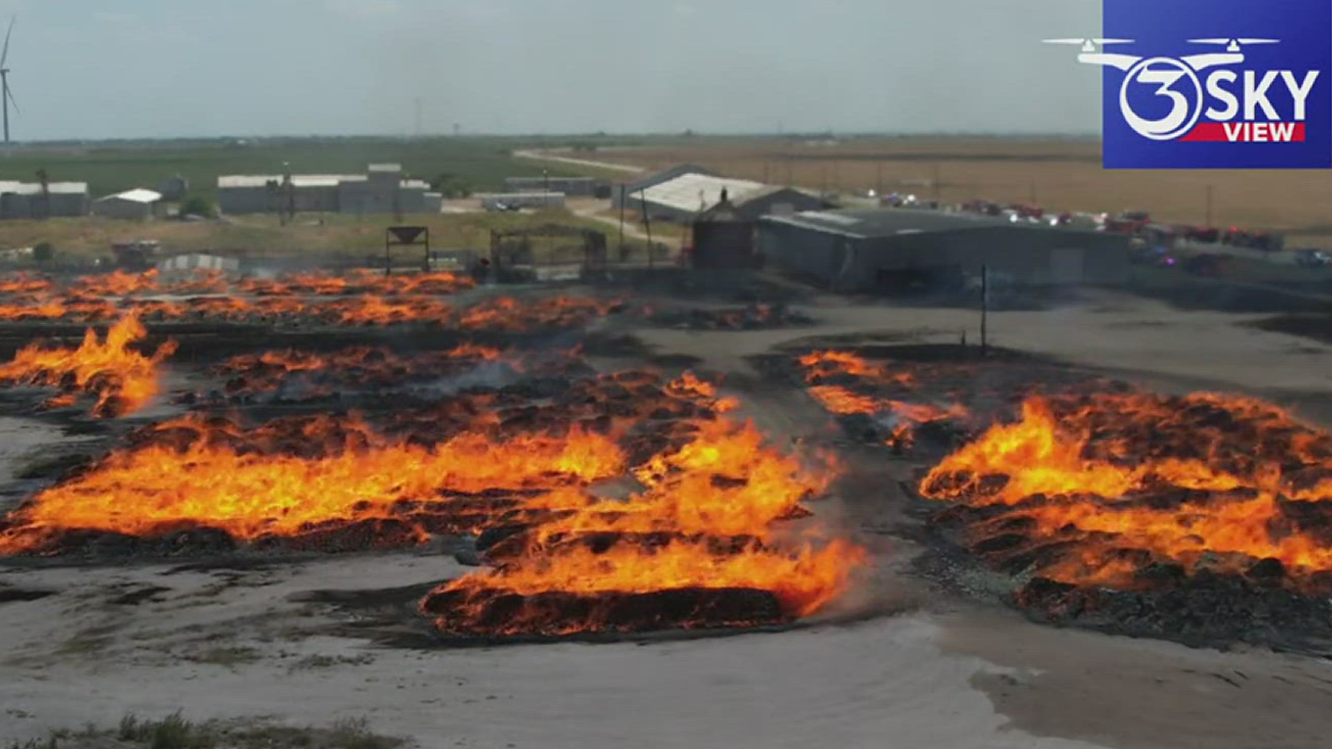 No cotton was burned, said Mathis Volunteer Fire DEpartment Chief Adrian Ramirez.