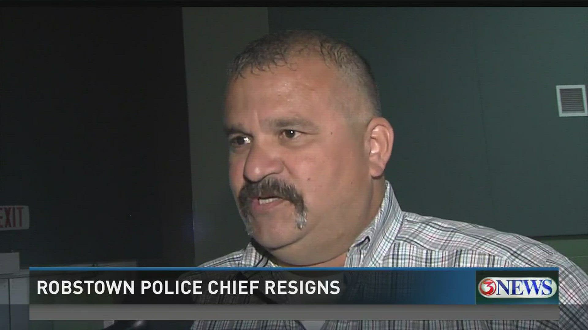 Chief Derly Flores, the police chief of Robstown, announced his resignation Monday.