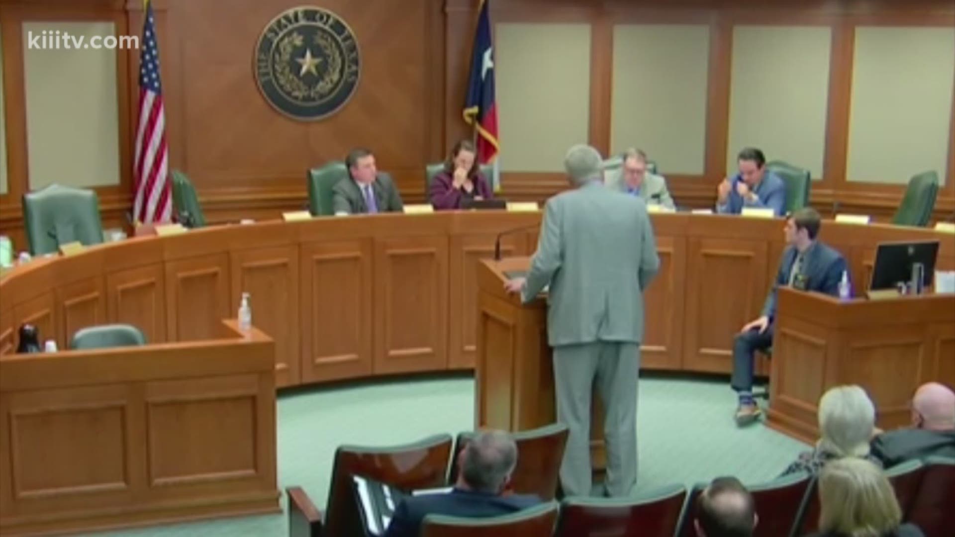 Top officials from Corpus Christi and San Patricio County appeared before the State Land & Resource Management Committee on Tuesday for an annexation hearing.