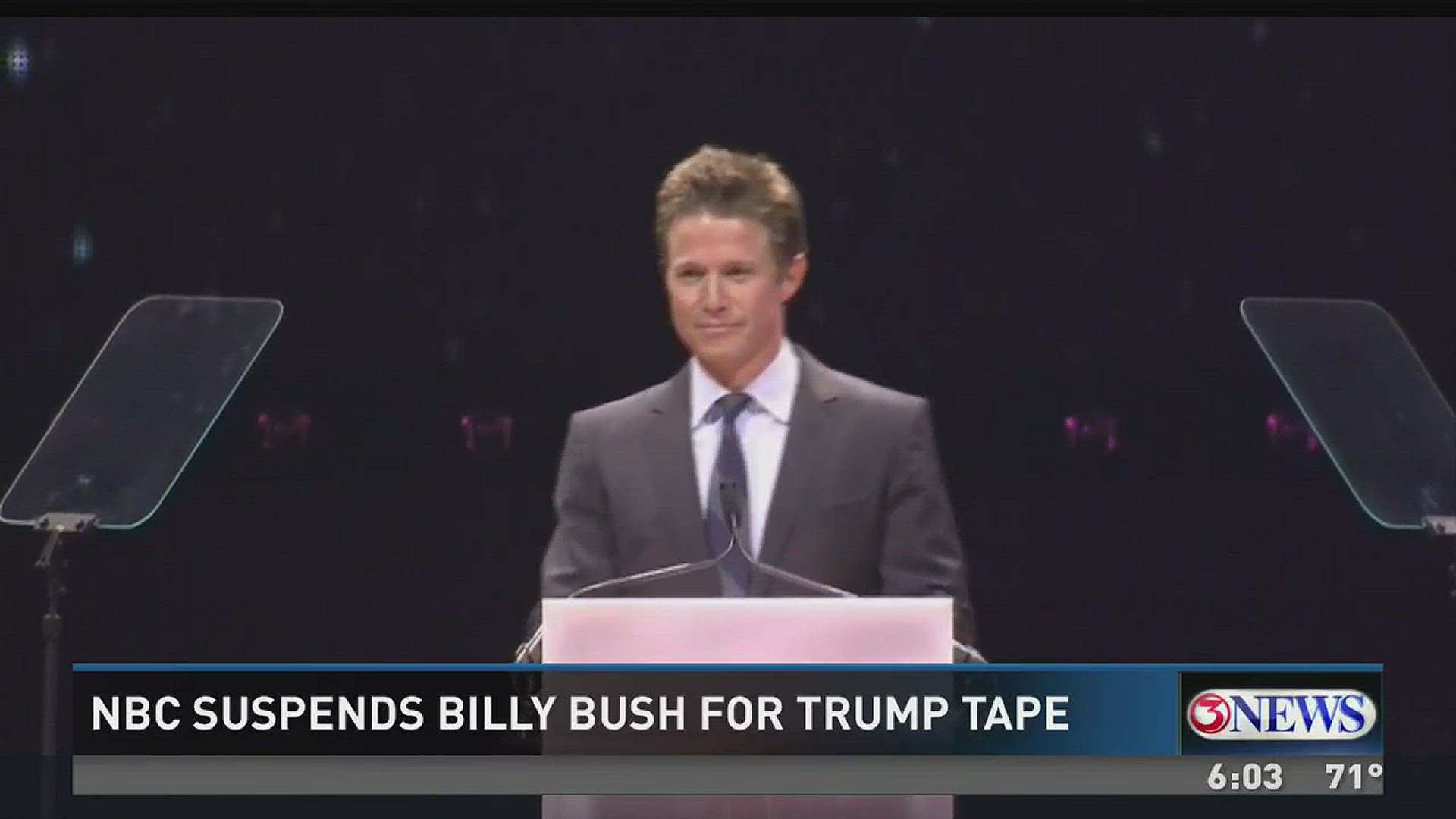 Billy Bush, a host on the "Today" show who has received stinging criticism for his role in a video with Donald J. Trump, has been suspended by NBC.