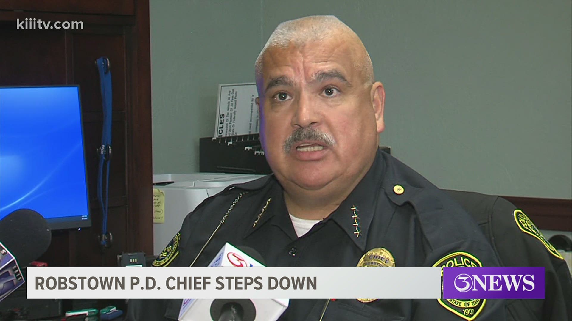 Robstown police chief resigns due to melanoma battle
