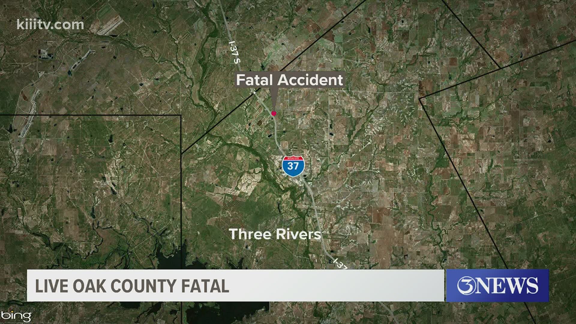 According to DPS, the crash took place at 2:47 a.m. eleven miles north of Three Rivers.
