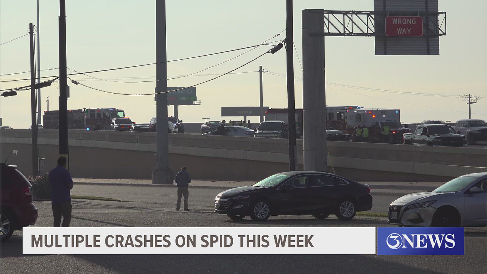 On Friday parts of SPID were shut down as officers responded to a third crash on the highway this week. 