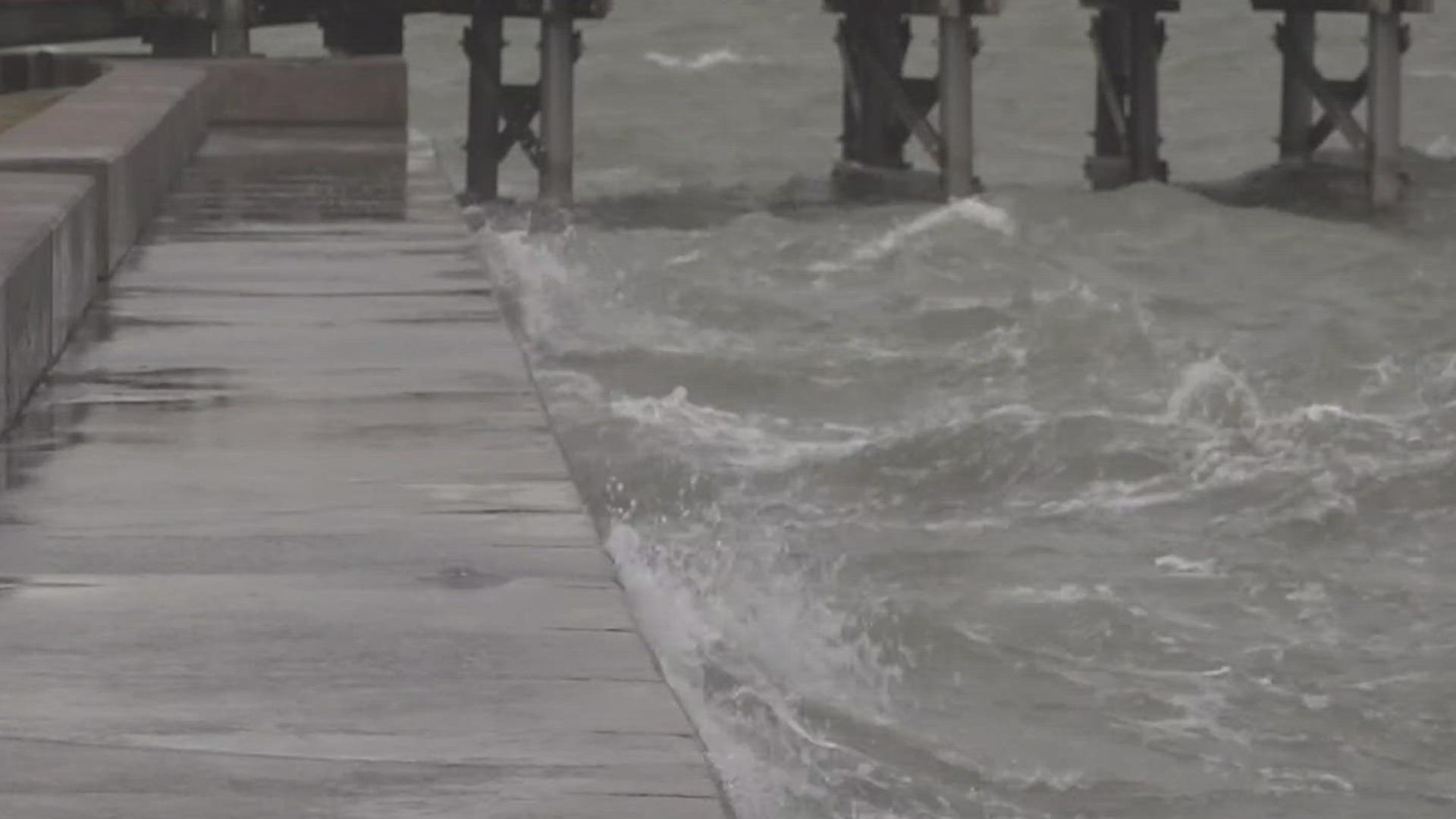 Here's a look as Beryl approaches Texas.