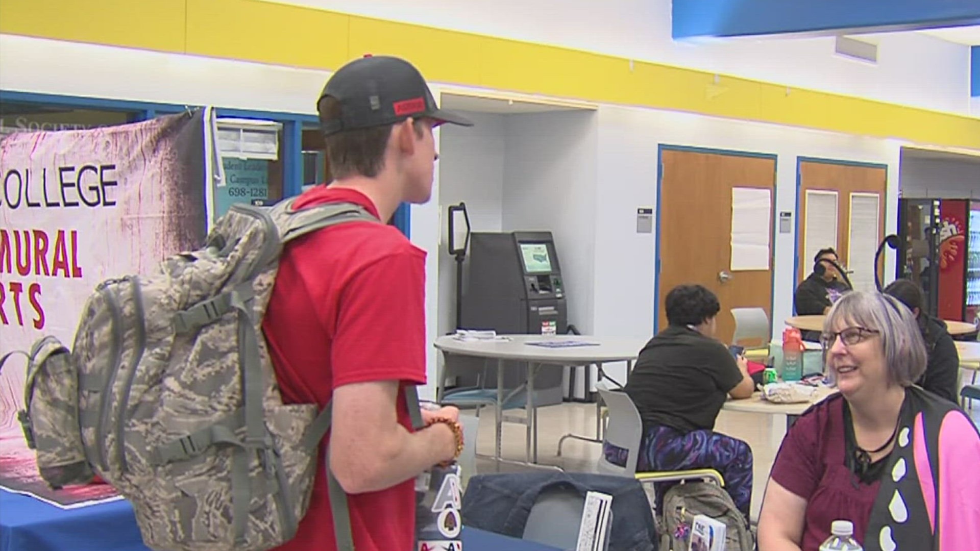 Students could get free flu shots and health screenings, as well.