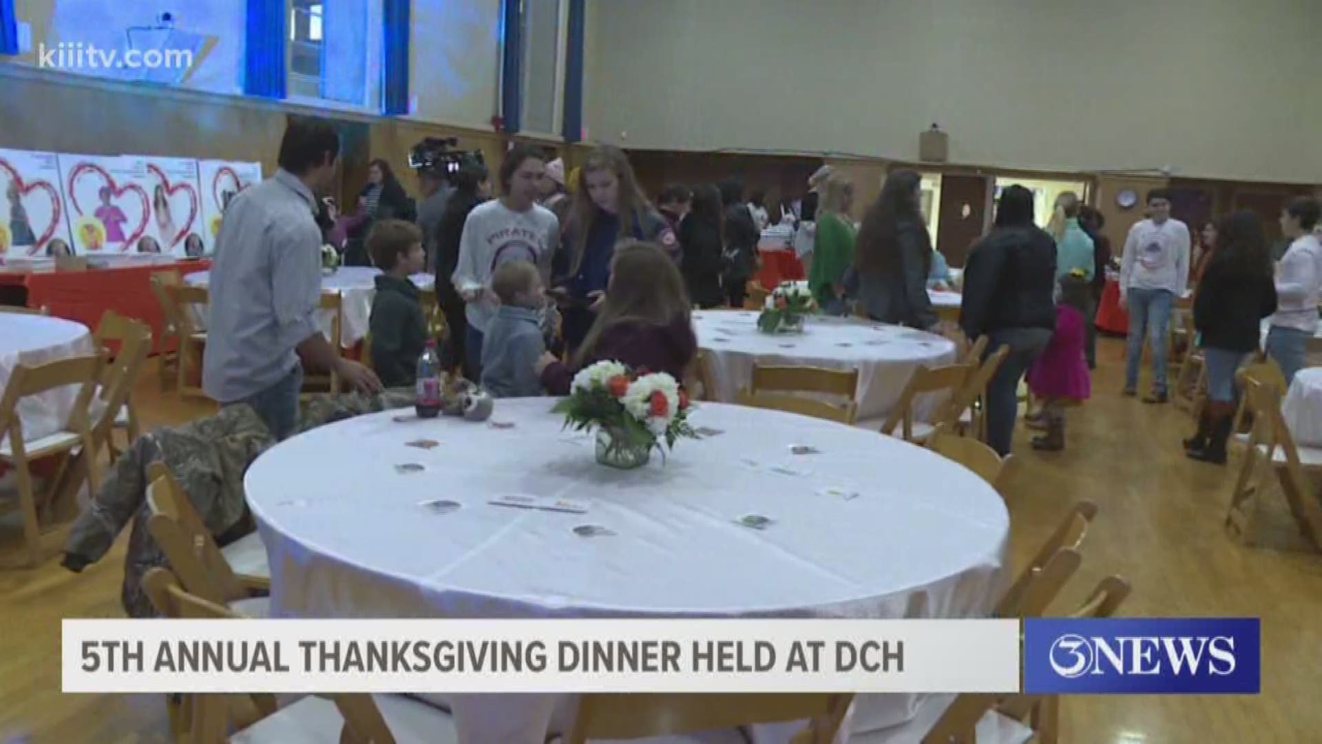 Triumph Over Kid Cancer Foundation hosted the 5th annual Thanksgiving Dinner Thursday night at Driscoll Children's Hospital.