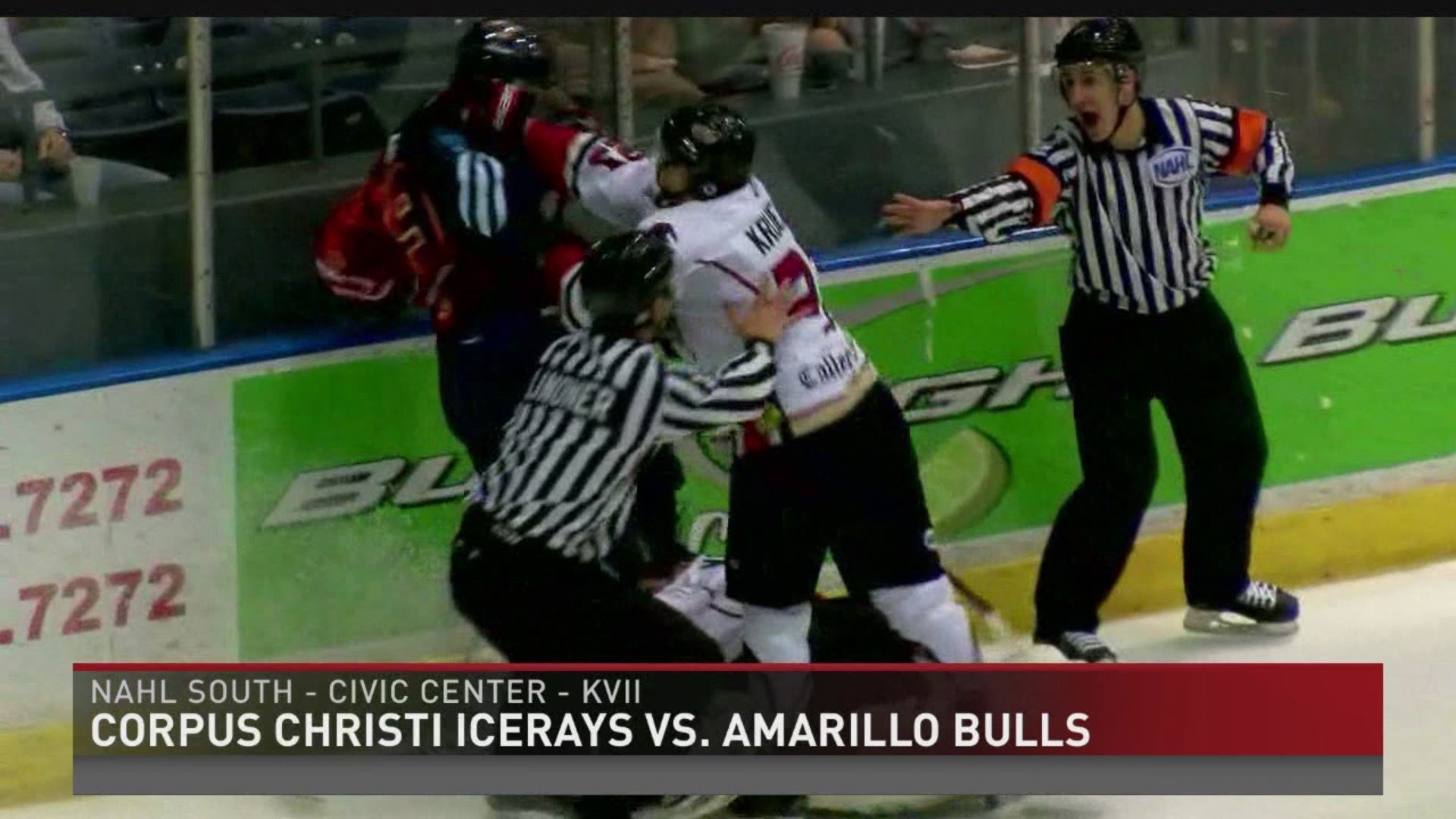 Corpus Christi IceRays 6, Amarillo Bulls 1