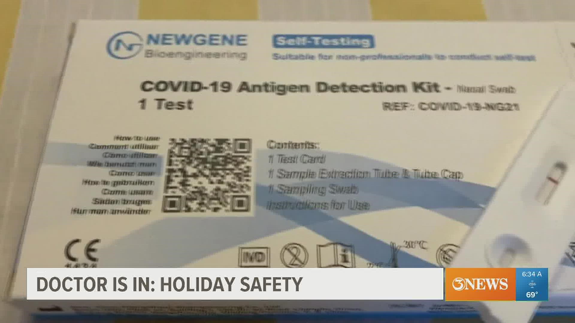 Dr. Gregg Silverman joined 3NEWS First Edition to let us know how to safely celebrate with those we love this holiday season.
