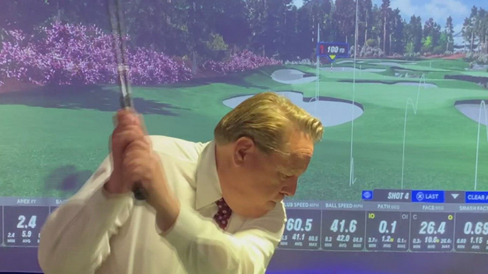 Looks like technology will play a big role in helping local golfers improve their swing.