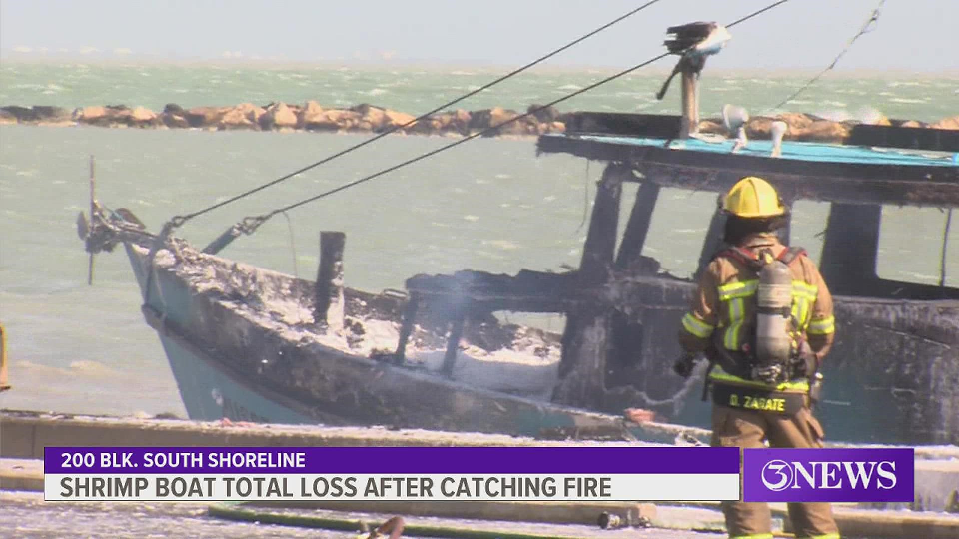 Boom has been deployed to contain the fuel and oil while crews also work to extract it from the water, a news release from the City of Corpus Christi said.