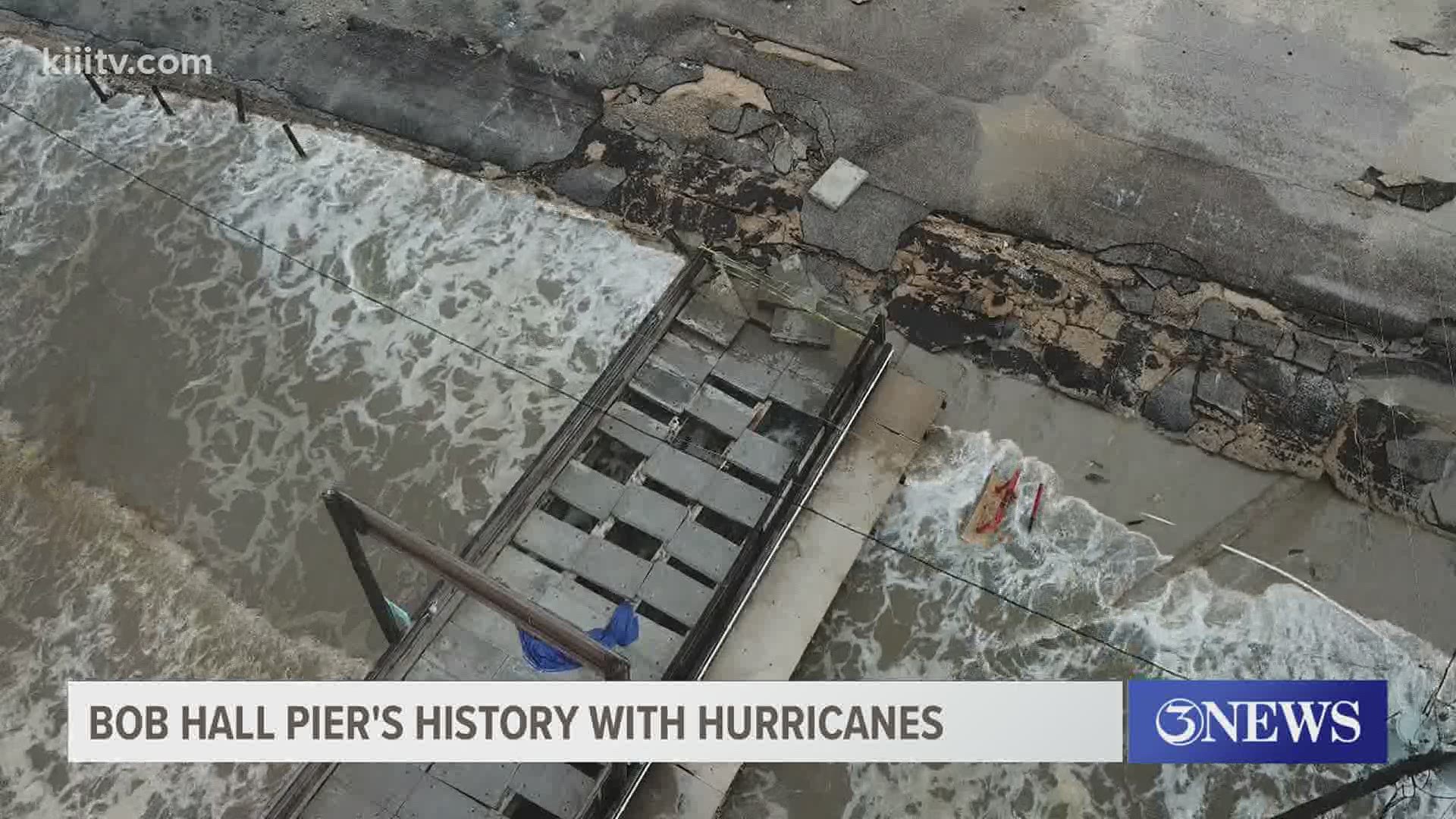 On Sunday, Corpus Christi and Nueces County officials talked with 3 New about what's next for Bob Hall Pier and how many hurricanes it has survived.
