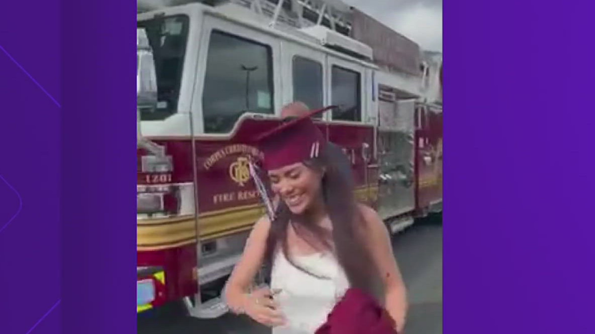 Talk about a wild ride to graduation for one local mom and two students here in Corpus Christi.