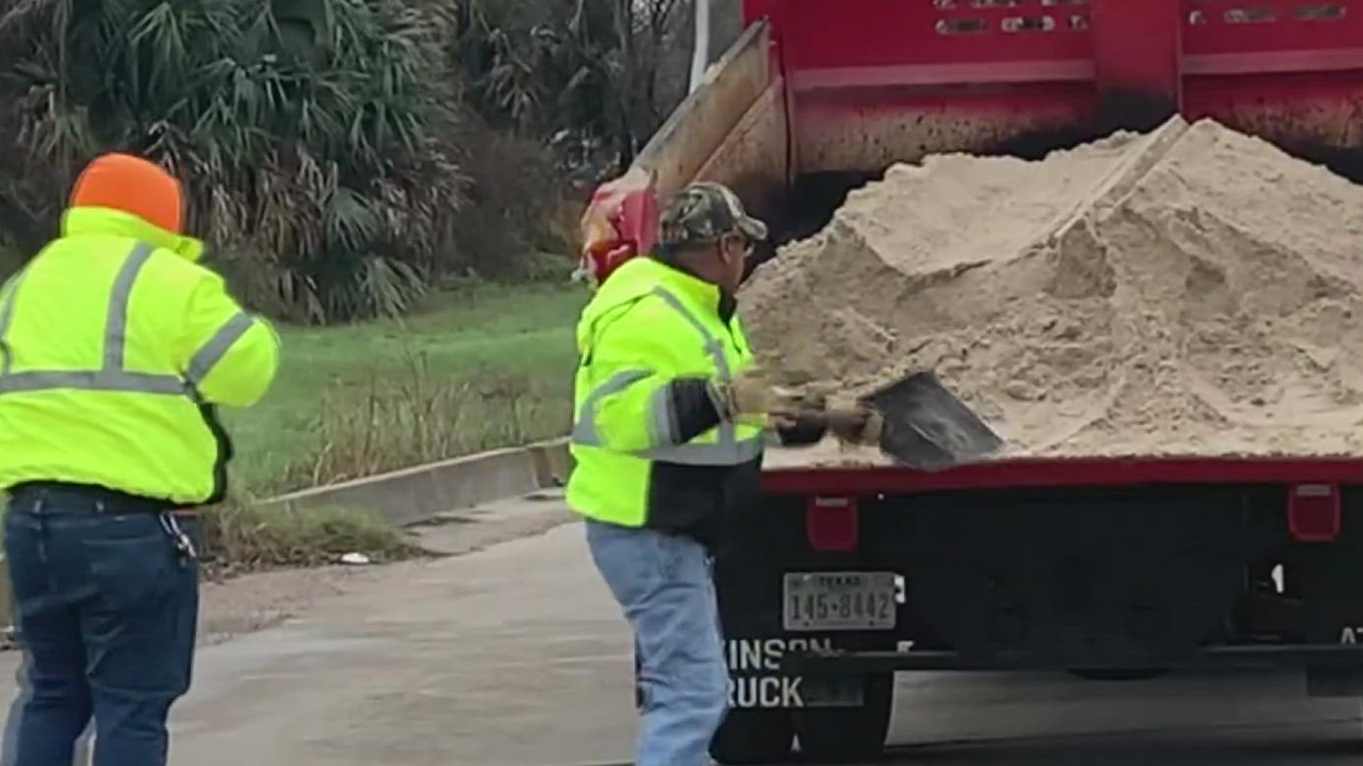 Bee, Live Oak, Goliad and Karnes County bridges and overpasses will be treated Tuesday.