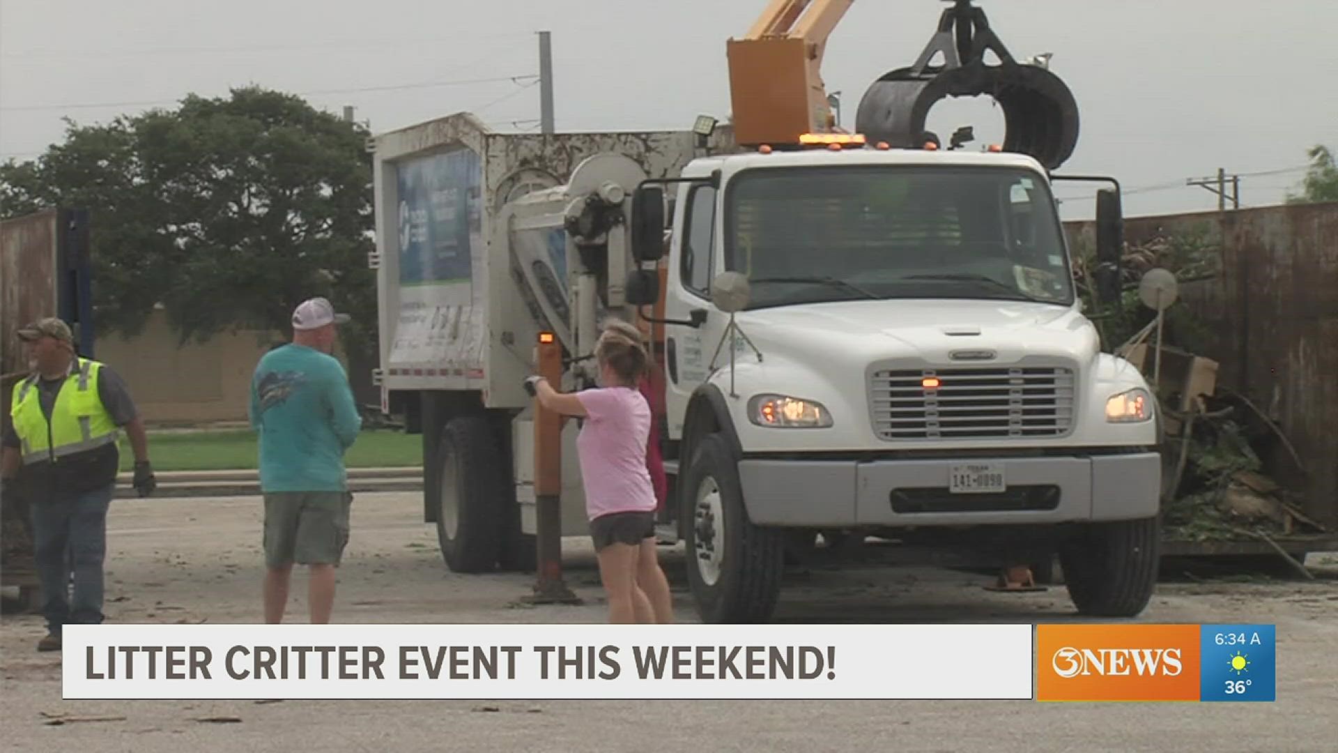 The event is held to help anyone needing to get rid of large items.