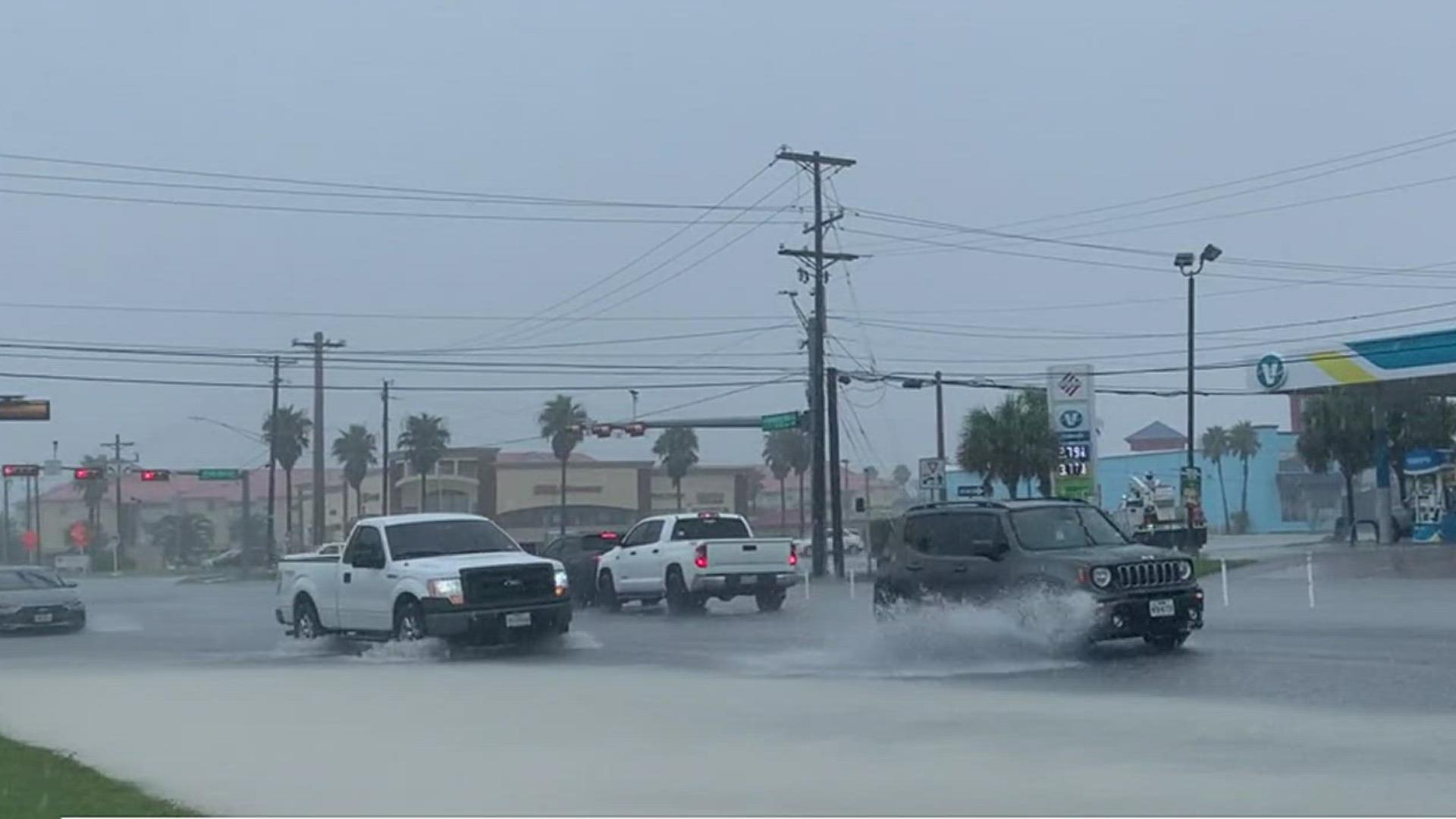 Resident Ted Mandel's neighborhood saw four inches of rain according to his rain gauge.