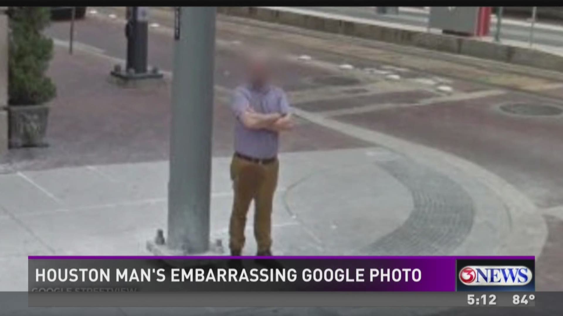 One Houston man is laughing off his embarrassment after this Google earth photo was released.
