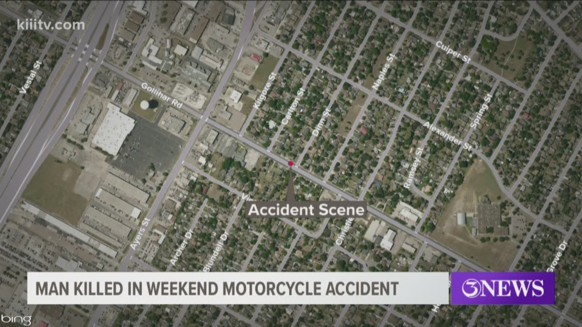 A man is facing charges of intoxication manslaughter following an accident Saturday morning that left one motorcyclist dead on the 2500 block of Gollihar.