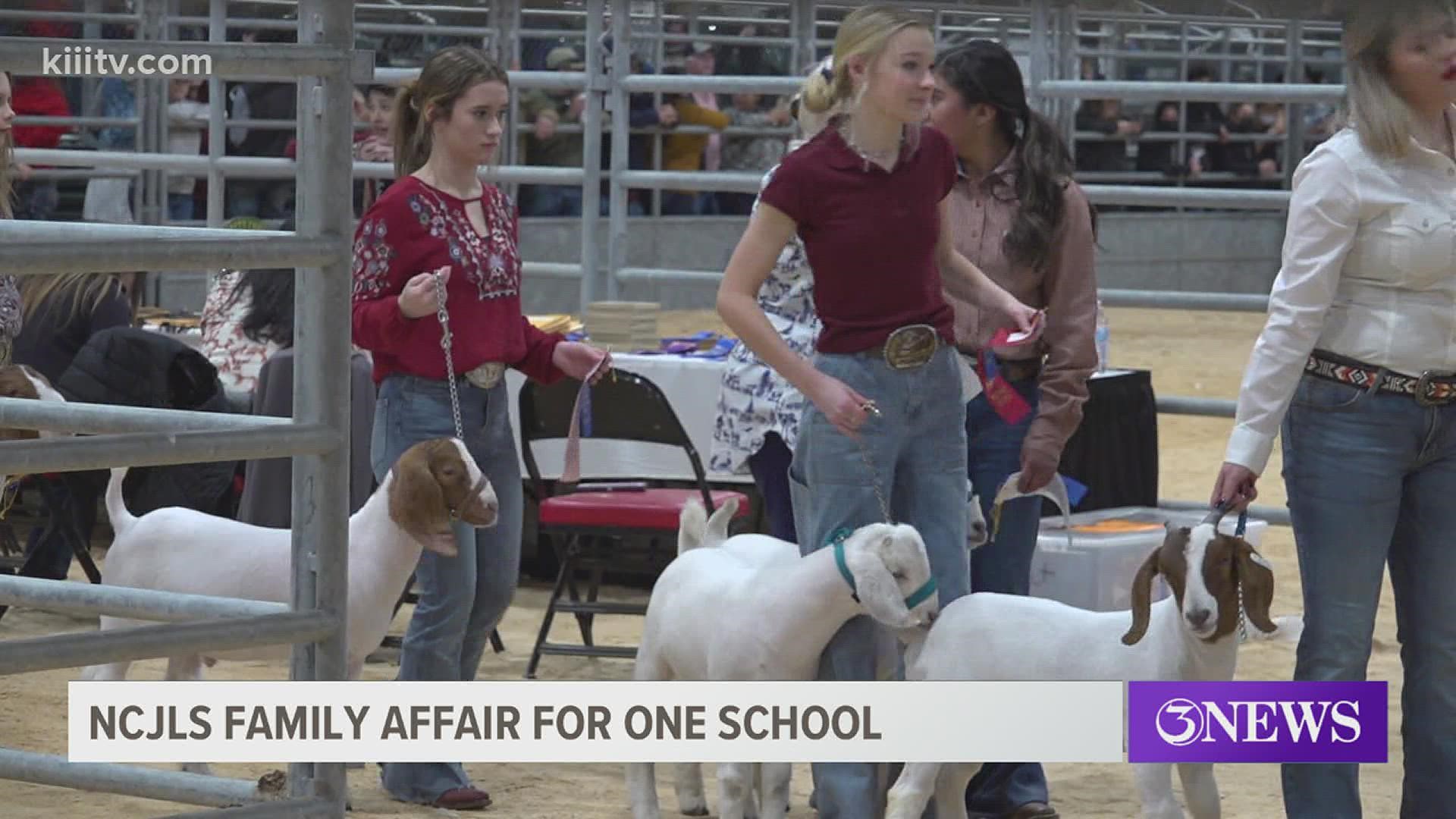 Schools across from Nueces County take part in the Livestock show to test their skills for all to see.
