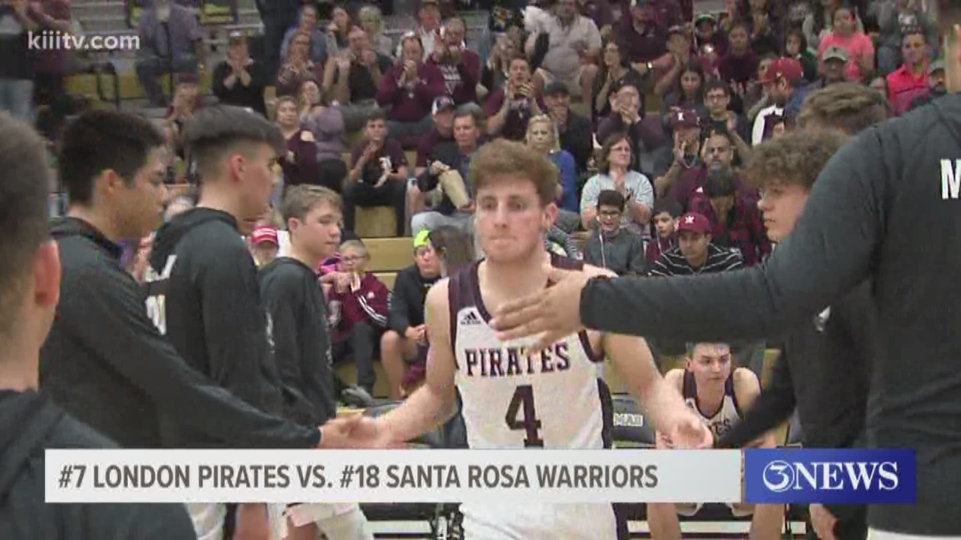 The London Pirates punched their ticket to the region semis Monday night with a 86-69 win over Santa Rosa.