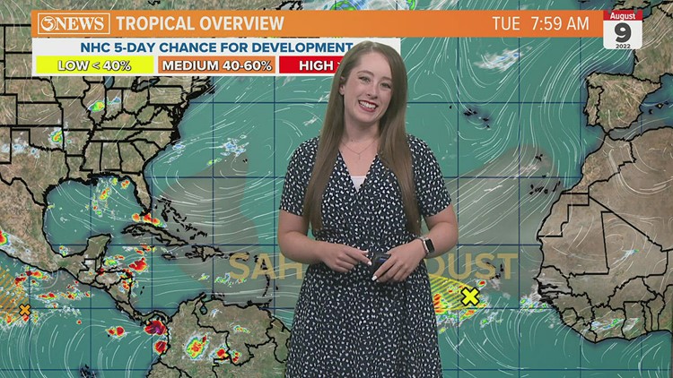 TROPICAL UPDATE: NHC lowers potential development for Invest 97-L in Atlantic