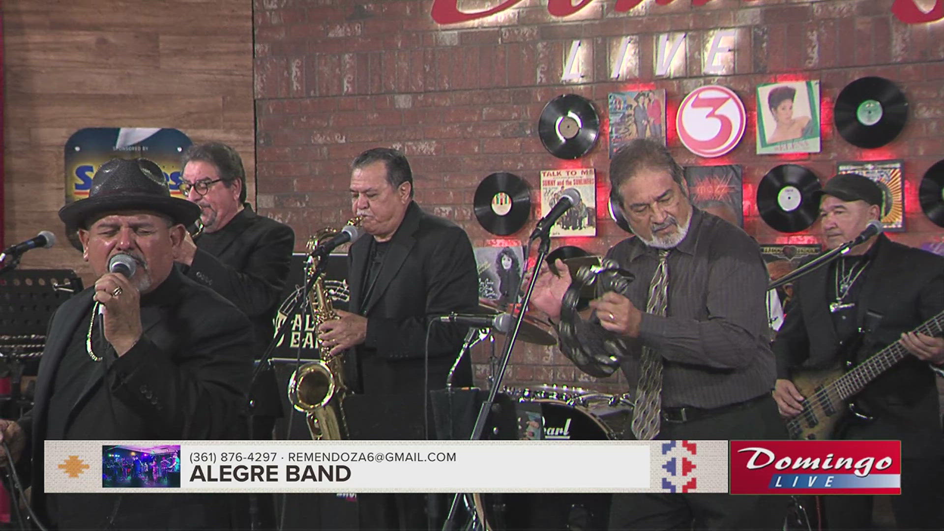 Alegre Band joined us on Domingo Live to perform their version of “Never Found me a Girl” by Eddie Floyd. 