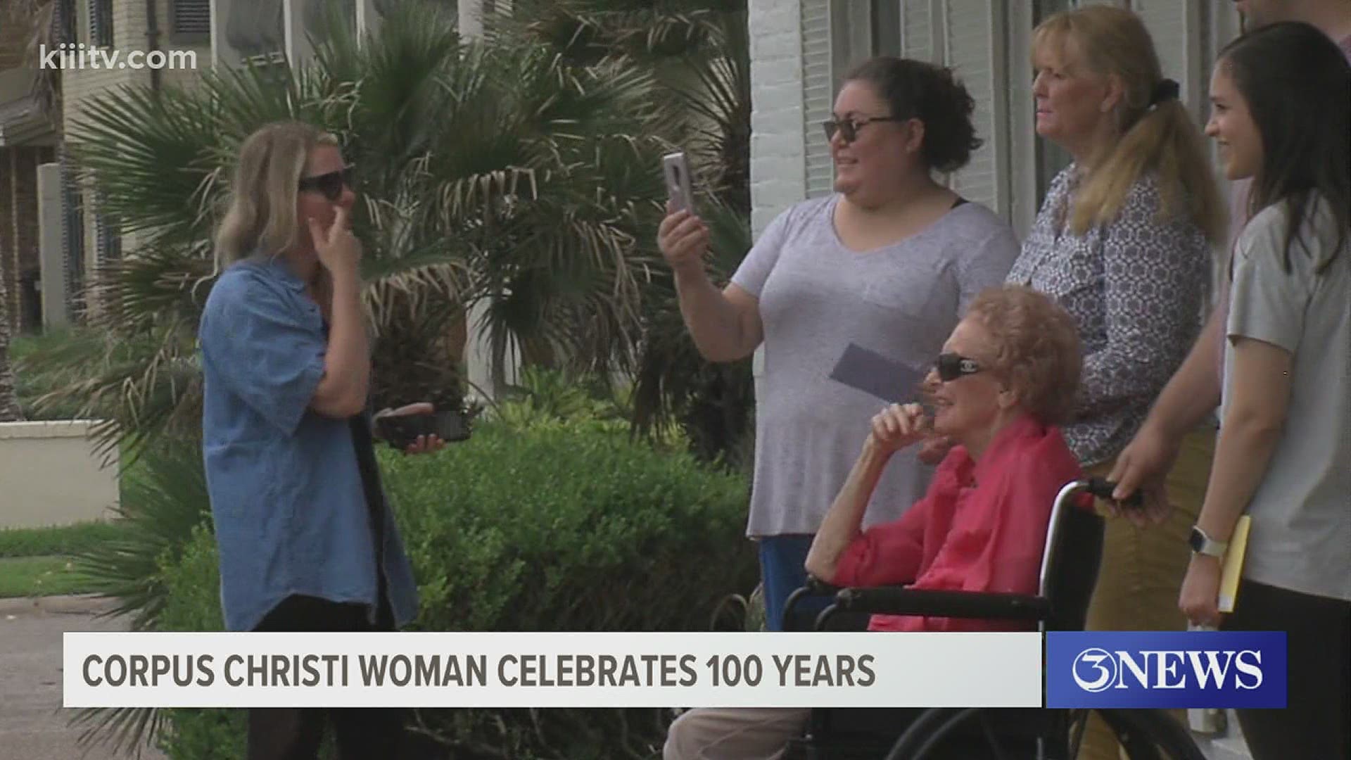 Virginia Vaughan celebrated becoming a centenarian with some help from her family, friends, and members of her church.