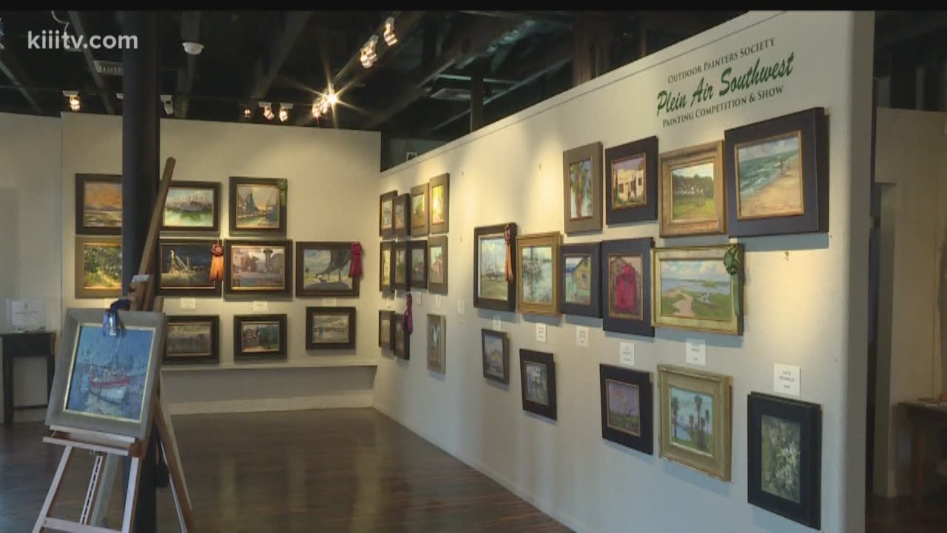 The winners of a unique art contest in Rockport received recognition Thursday after their paintings were hung at the Rockport Center of the Arts.