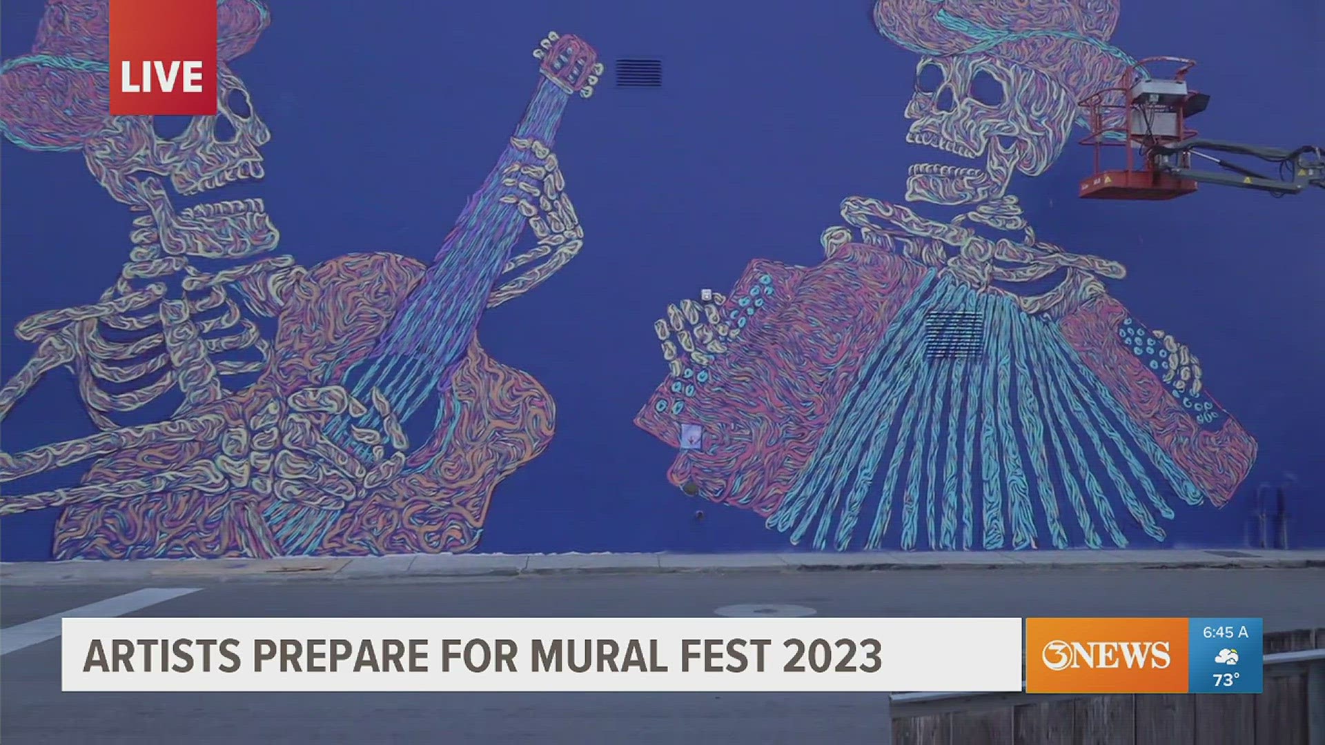 Head to Downtown Corpus Christi this week to see artists from across the country preparing their murals for Mural Fest.