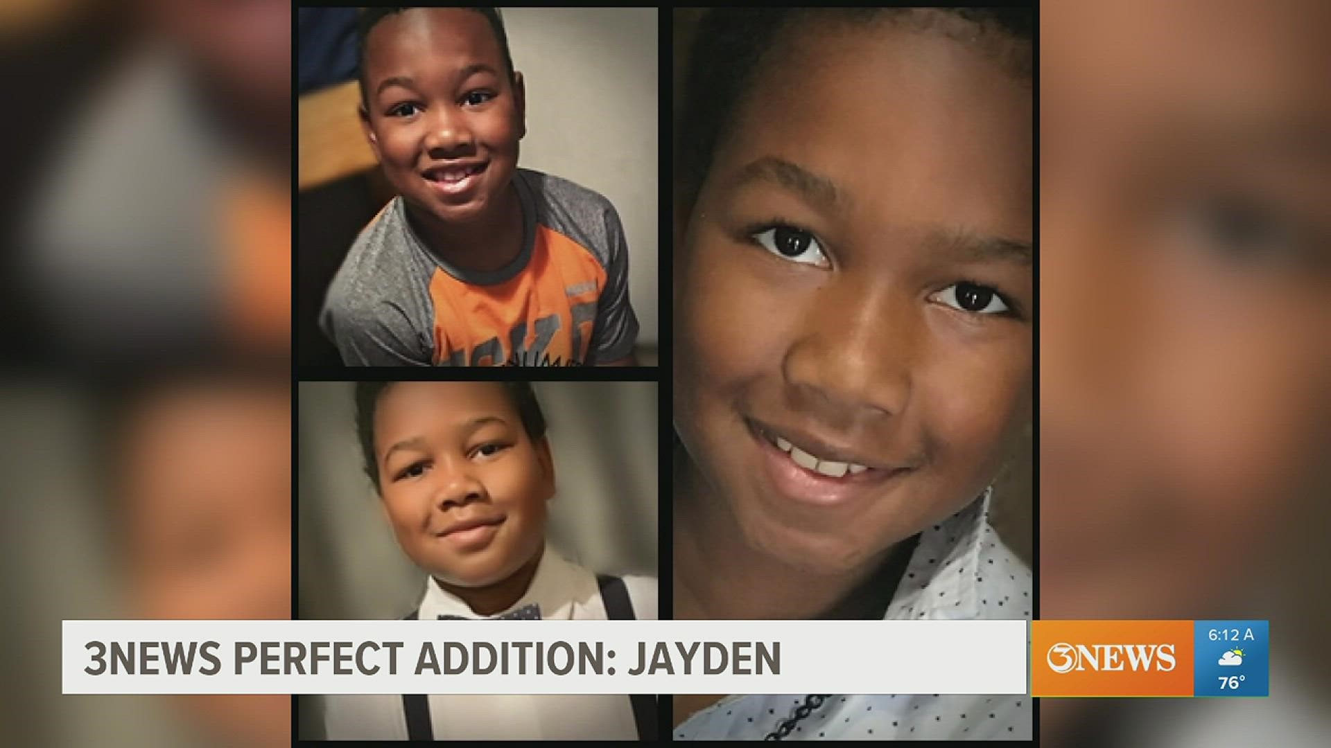 11-year-old Jayden likes math, reading, science, and is also working to learn to speak Spanish and could be the Perfect Addition to your family.