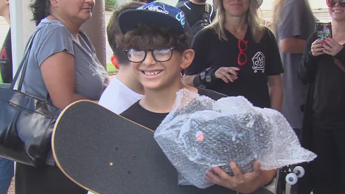 The Skateboard Foundation gives away 100 sets of new wheels | kiiitv.com