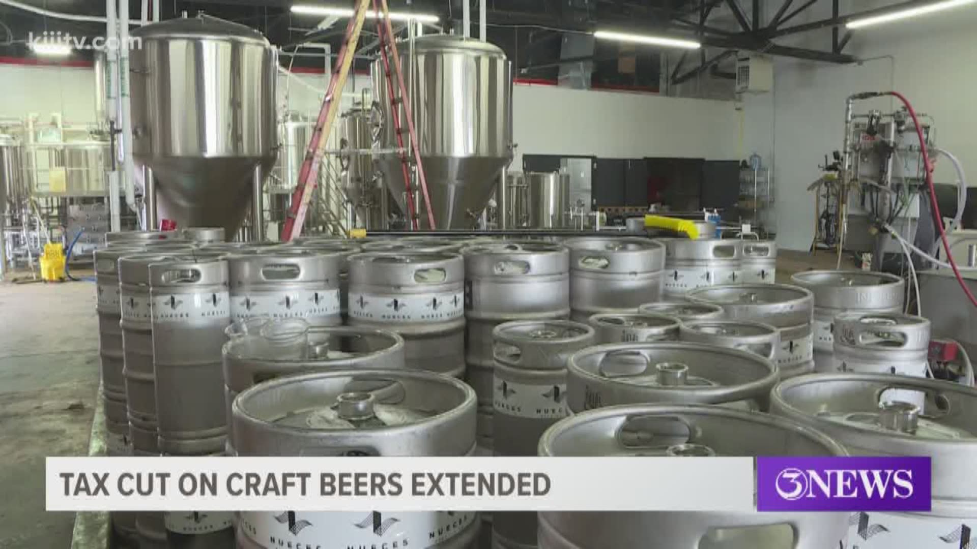 One Coastal Bend craft beer brewer is breathing a sigh of relief after Congress decided to extend a federal tax cut.