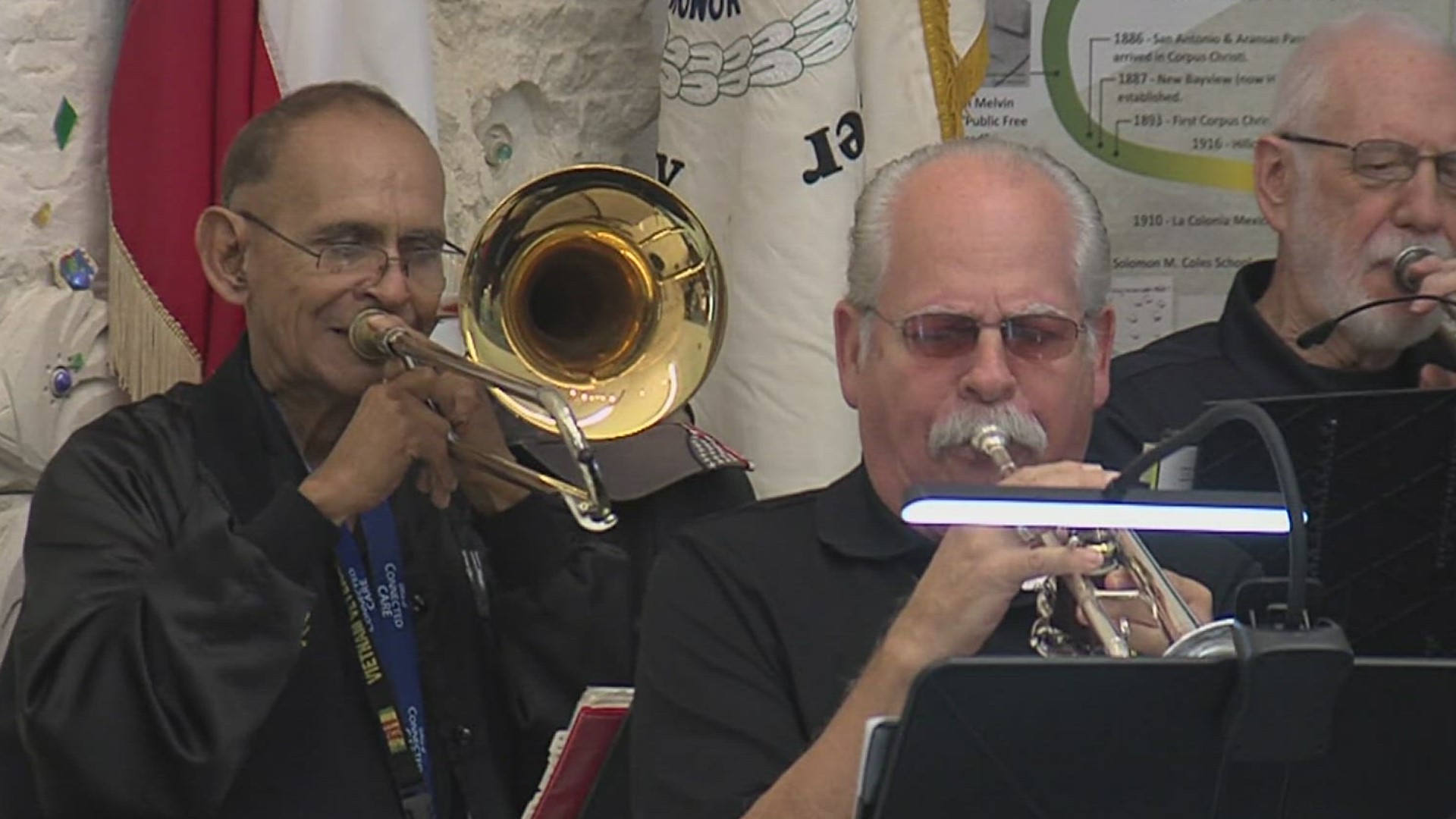 3News caught up with director and founder of Veterans Band Ram Chavez, who said they are not just there to entertain- their top priority is to honor veterans.