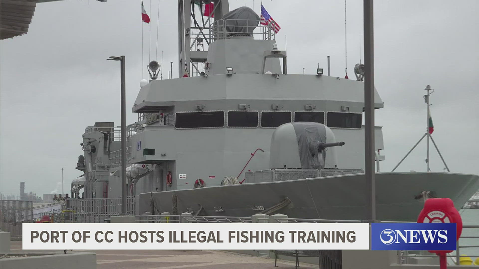 The Mexican Navy and Port of Corpus Christi will train for three days with exercises regarding illegal unregulated, unreported fishing.