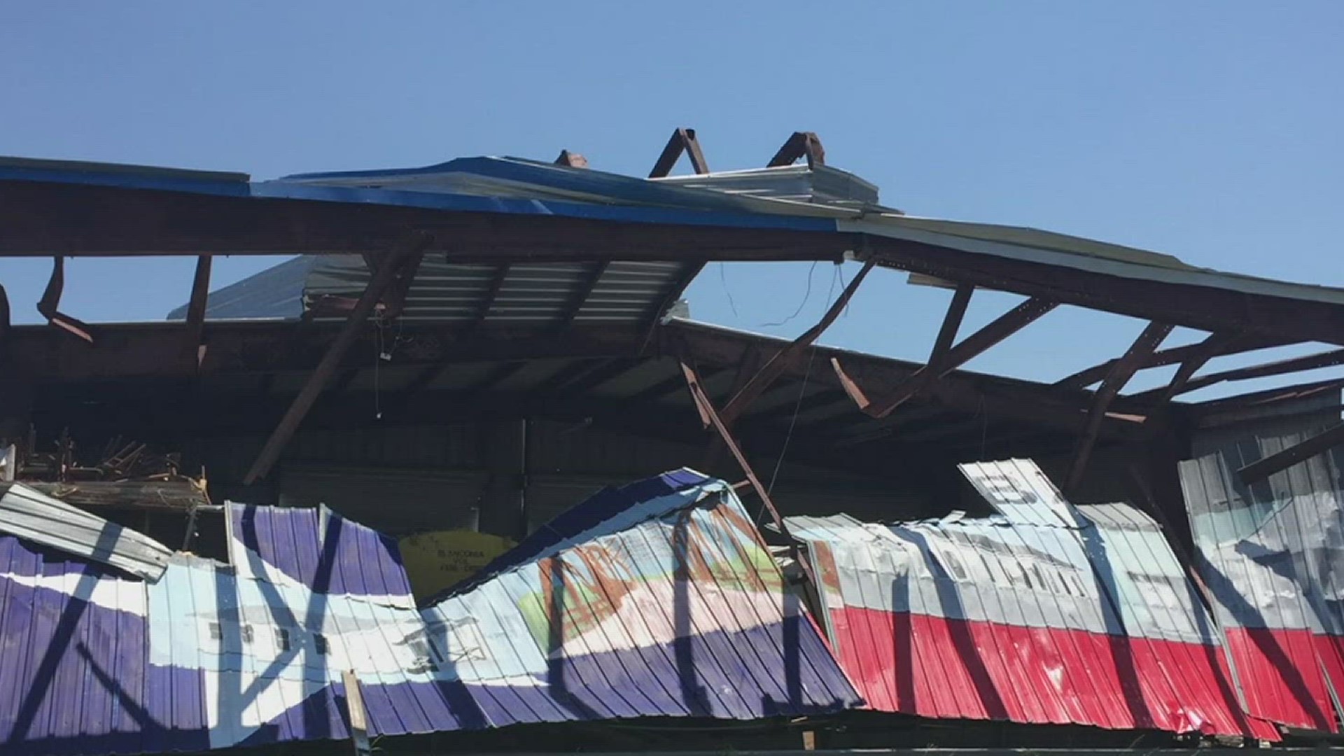 The fire station was destroyed during Hurricane Harvey in 2017.