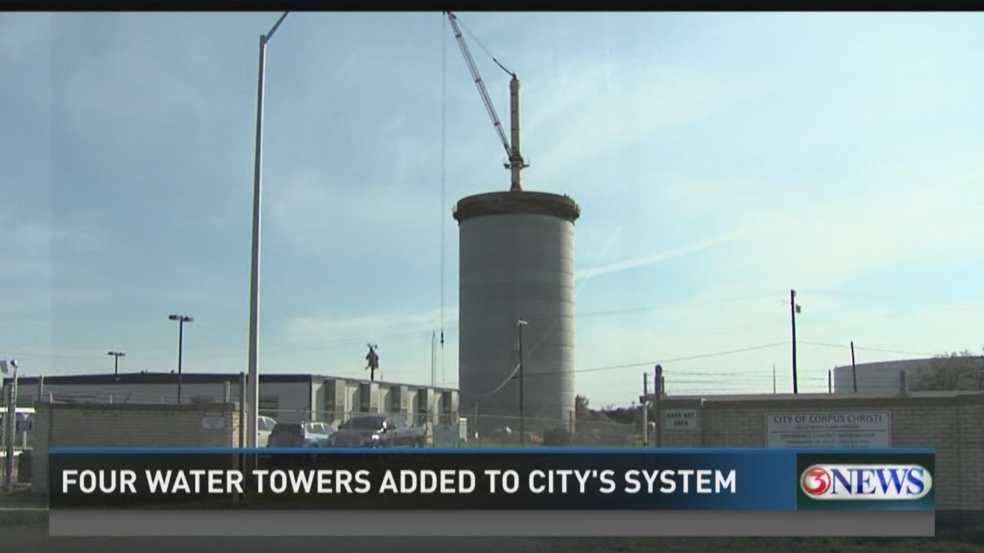 Water towers for city