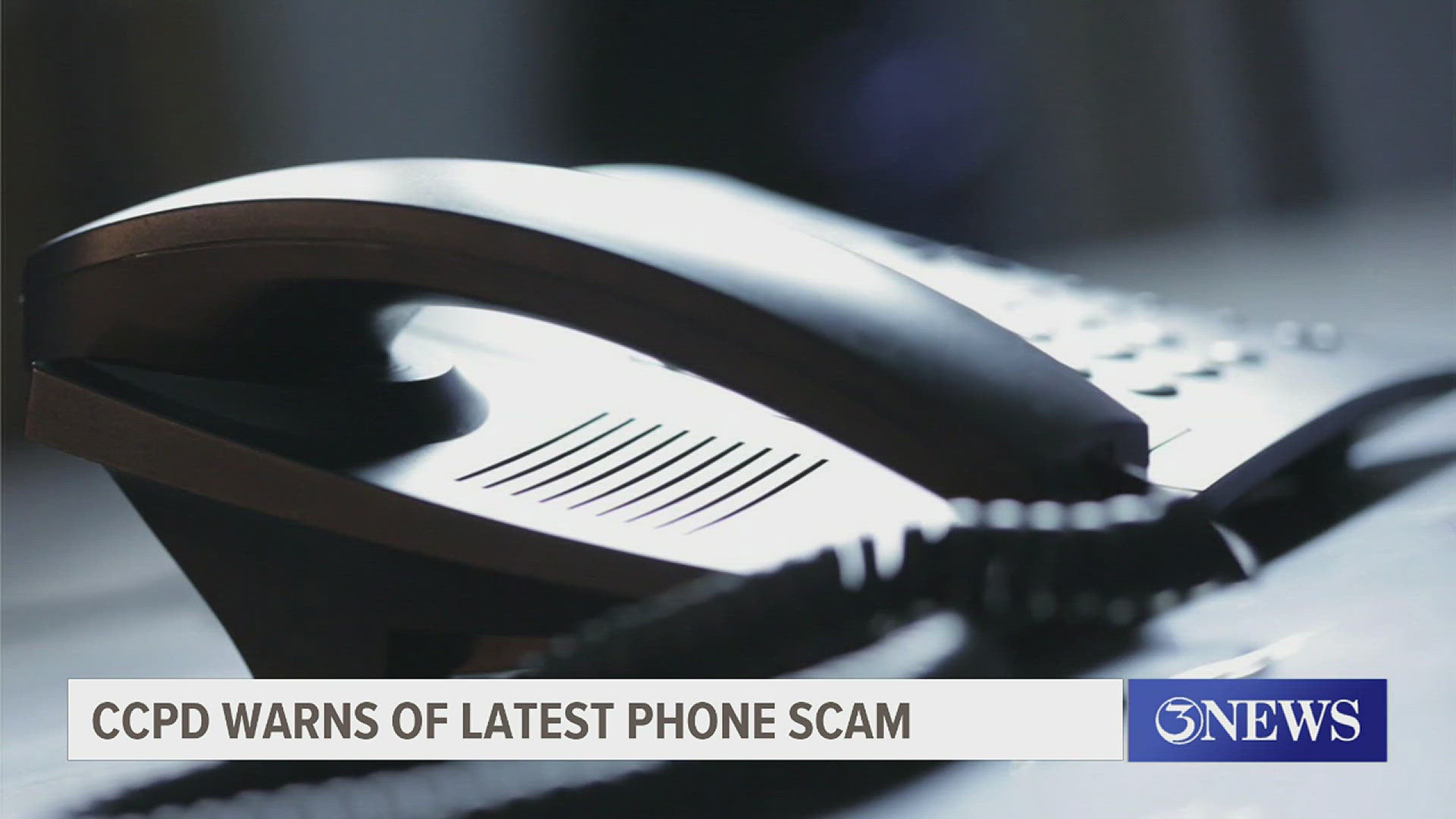 if you receive this scam call -- the police department urges you to hang up -- and never provide any personal information.