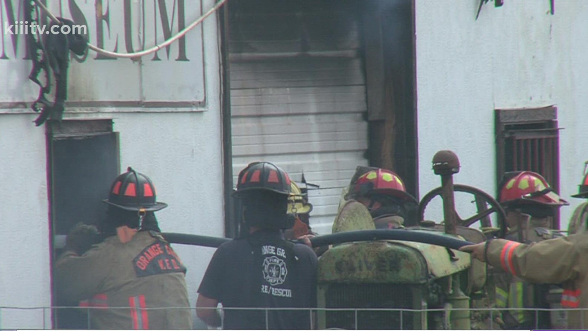 Officials said the museum is a total loss. Because the museum was closed for the holiday, no one was inside the building and no injuries have been reported.