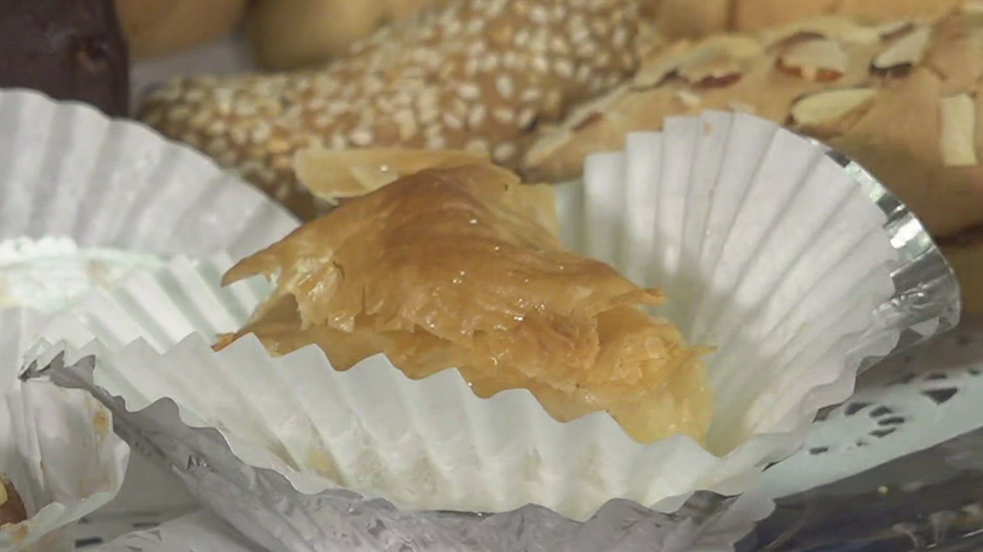 The ladies of the St. Nicholas Greek Orthodox church Delphi Club have been firing up the ovens in preparations for the crowds.