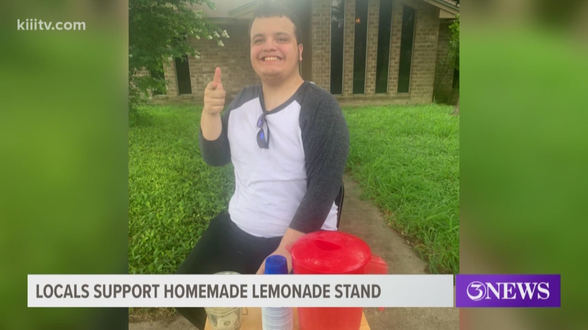 Duarte says her brother is autistic and wanted to start a lemonade stand to raise money so he could buy some modeling clay, which he uses for personal-therapy.
