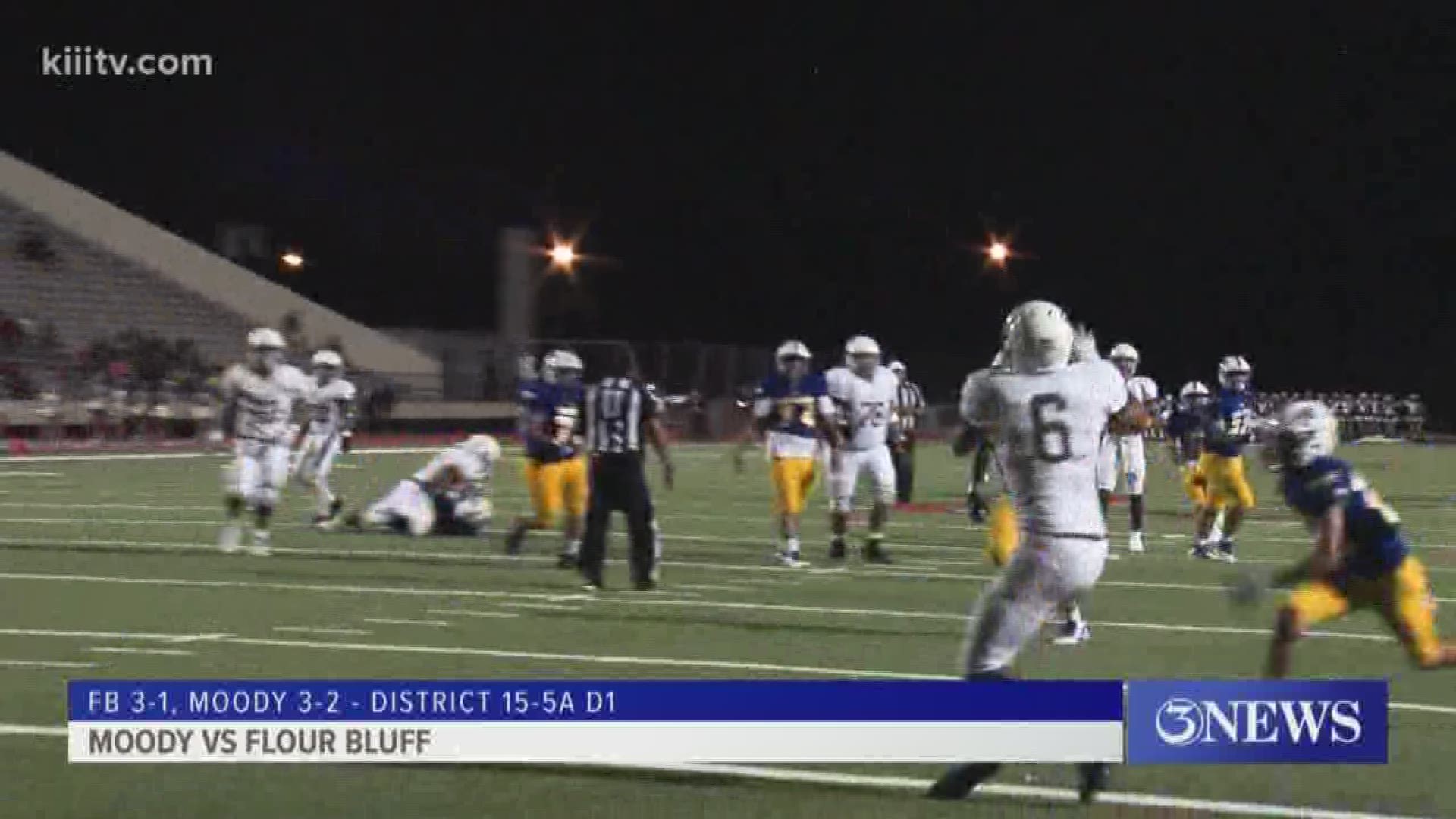 Flour Bluff topped Moody in a Thursday night District 15-5A DI matchup 43-21.